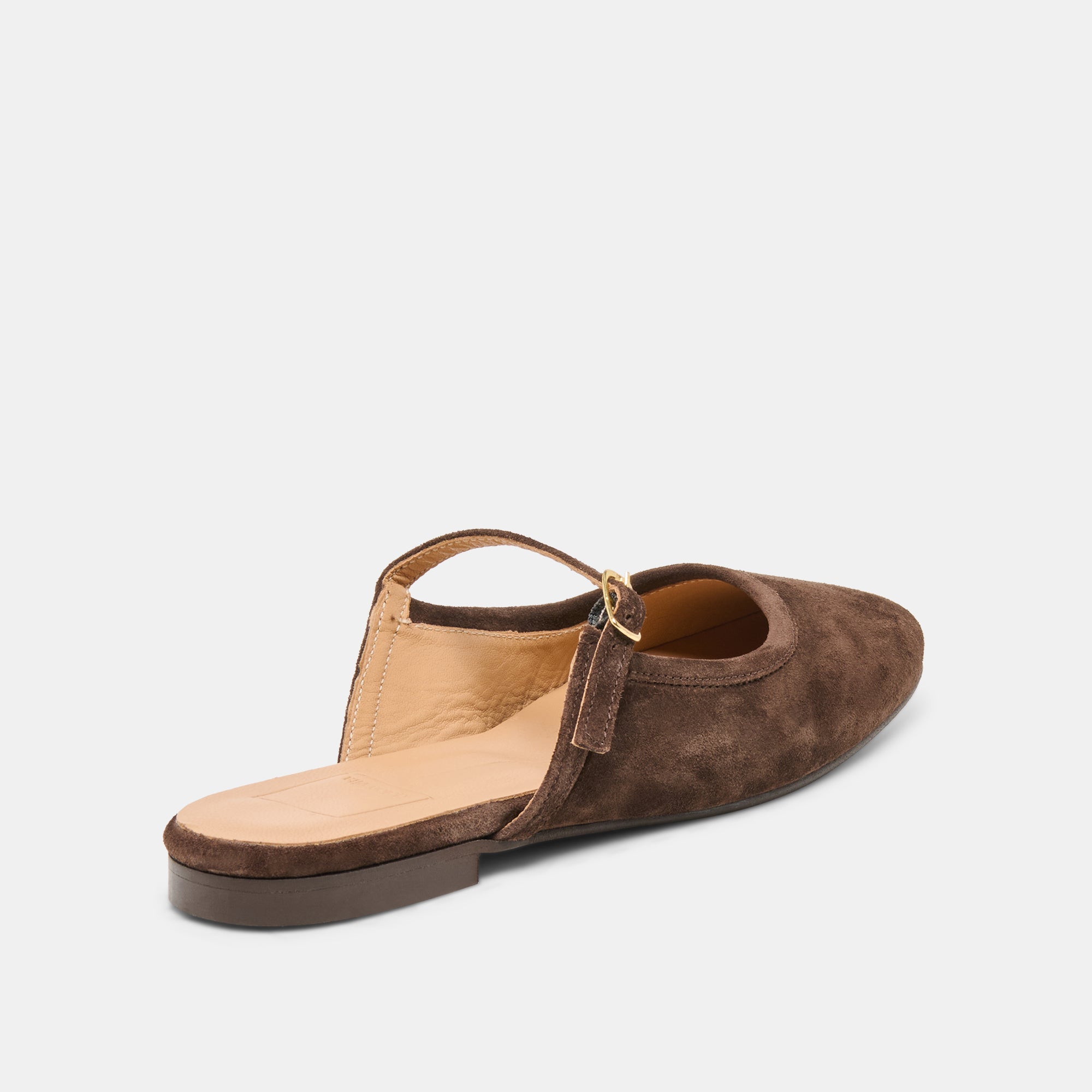 ELIO FLATS DK BROWN SUEDE - view 3
