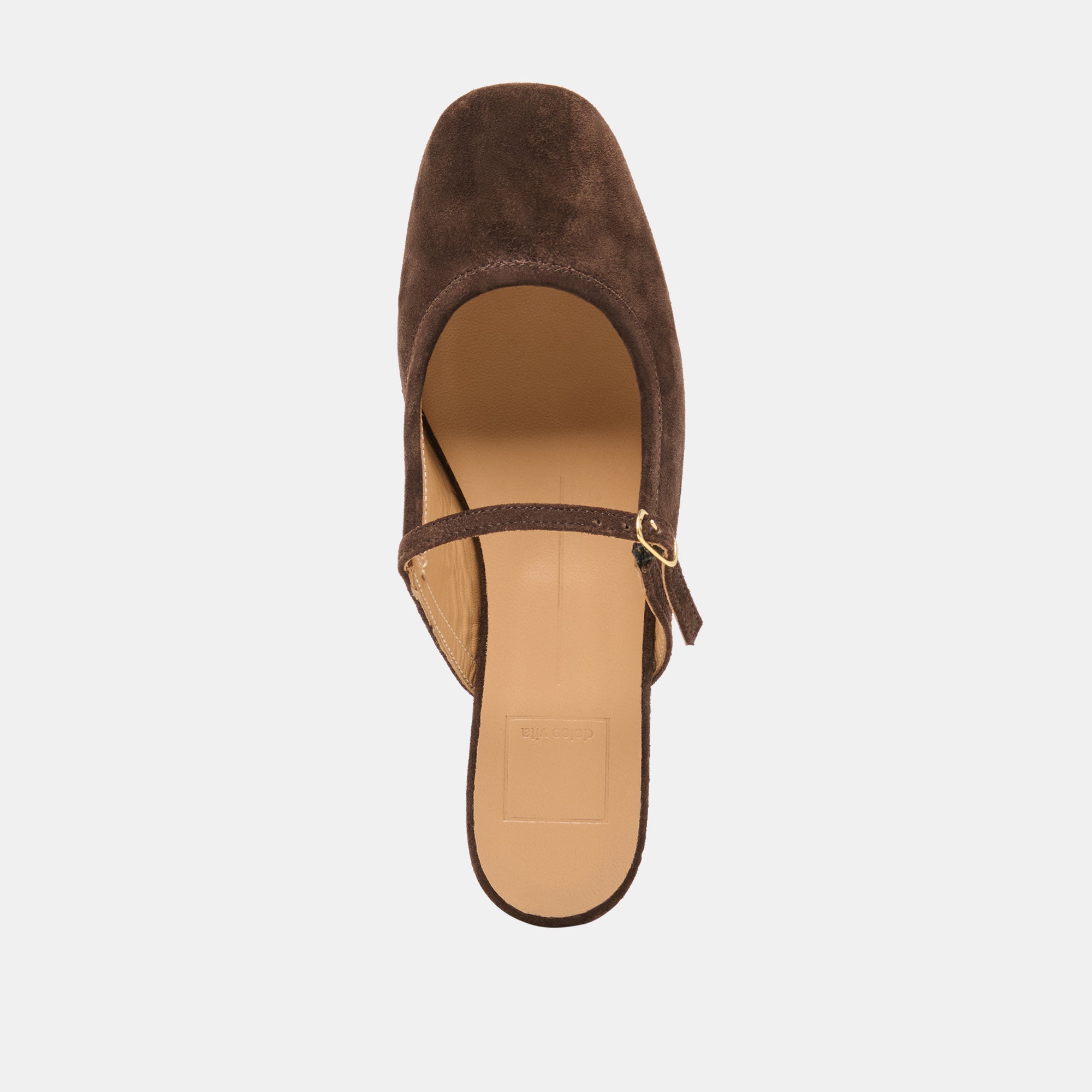 ELIO FLATS DK BROWN SUEDE - view 8
