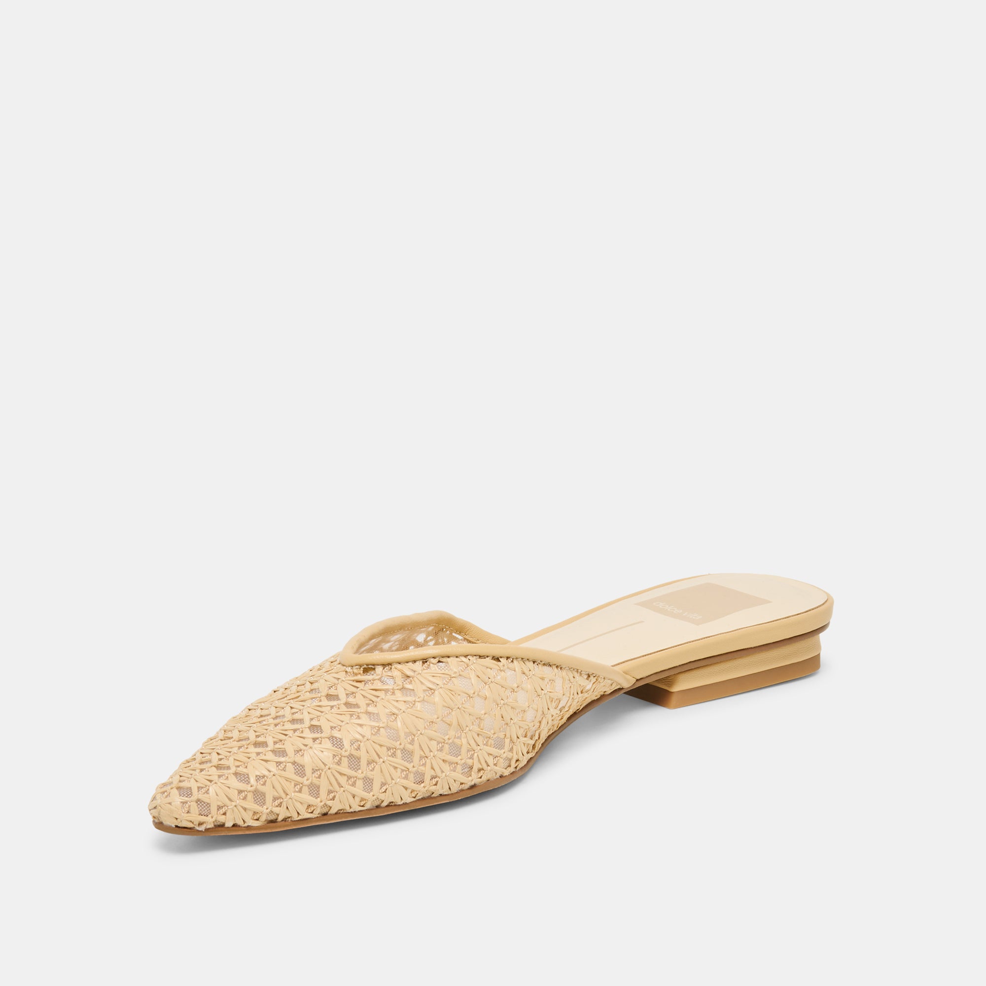 ELM FLATS NATURAL CROSS HATCH RAFFIA - view 4