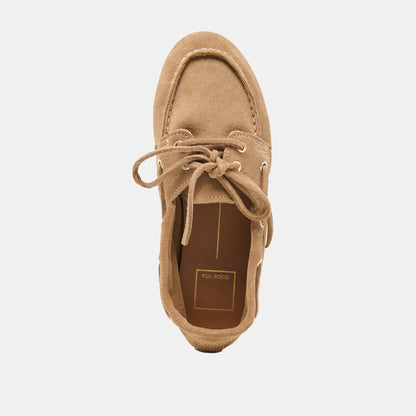 FLORAH LOAFERS TAUPE SUEDE