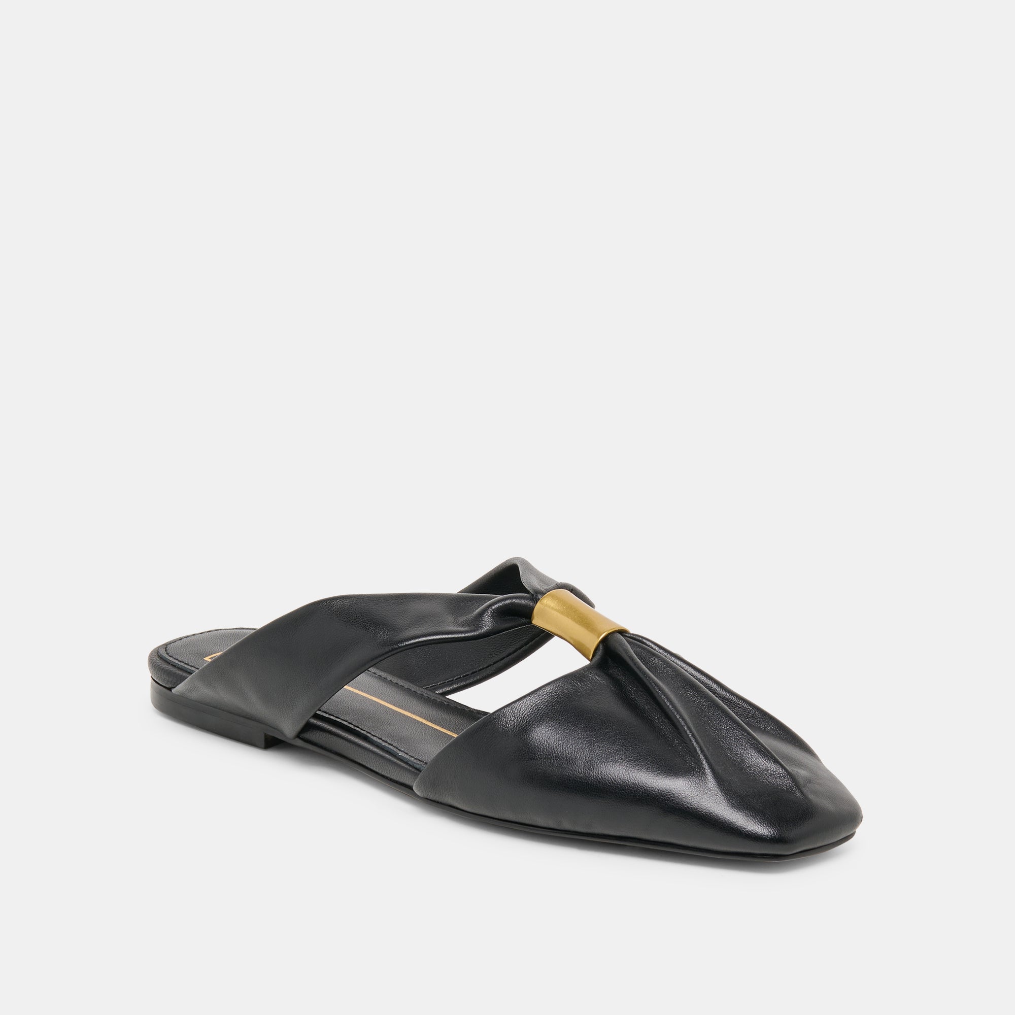 FRANEY FLATS BLACK LEATHER - view 2