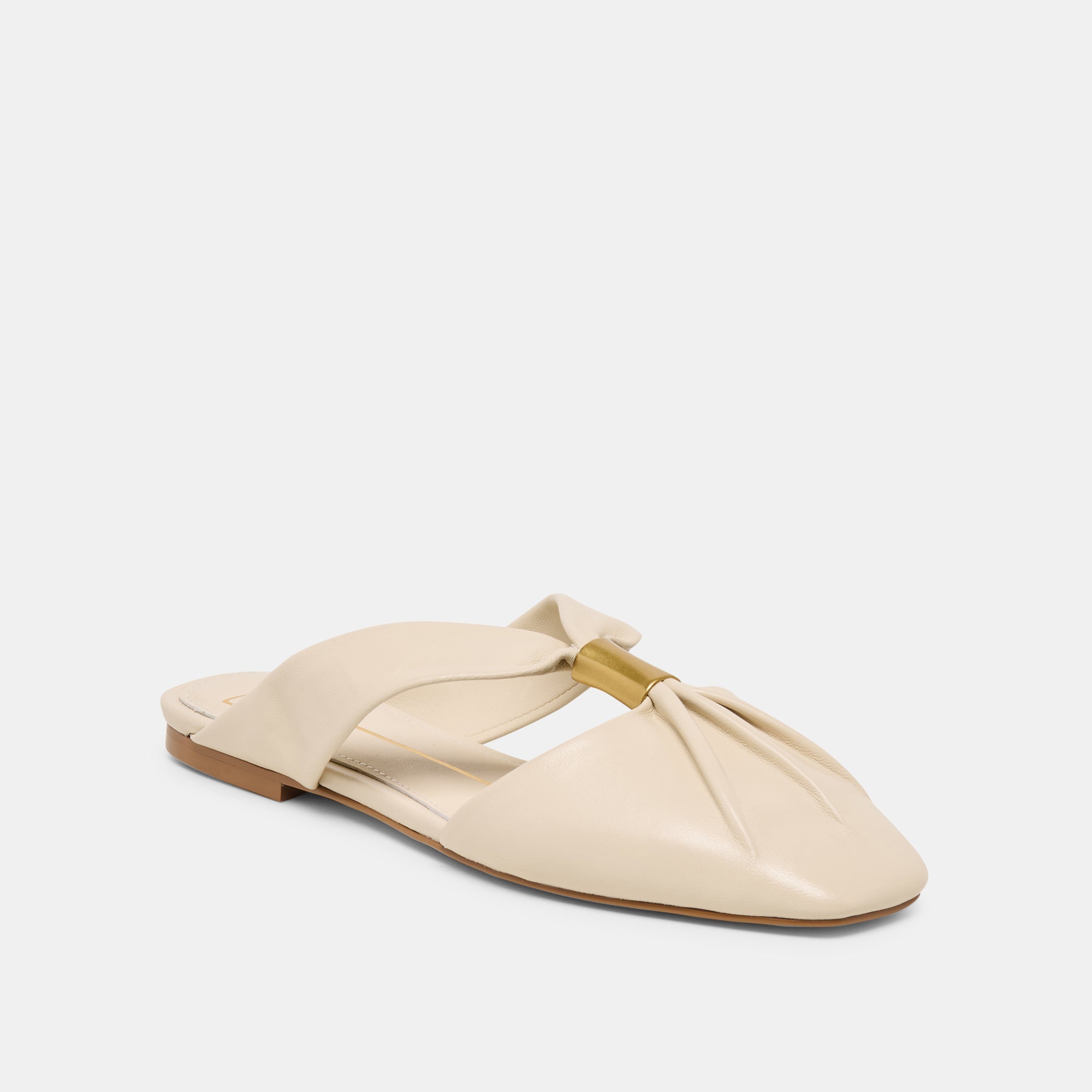 FRANEY FLATS WHITE LEATHER - view 2