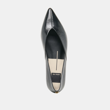 GEMA FLATS BLACK LEATHER