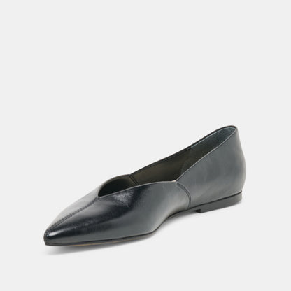 GEMA FLATS BLACK LEATHER