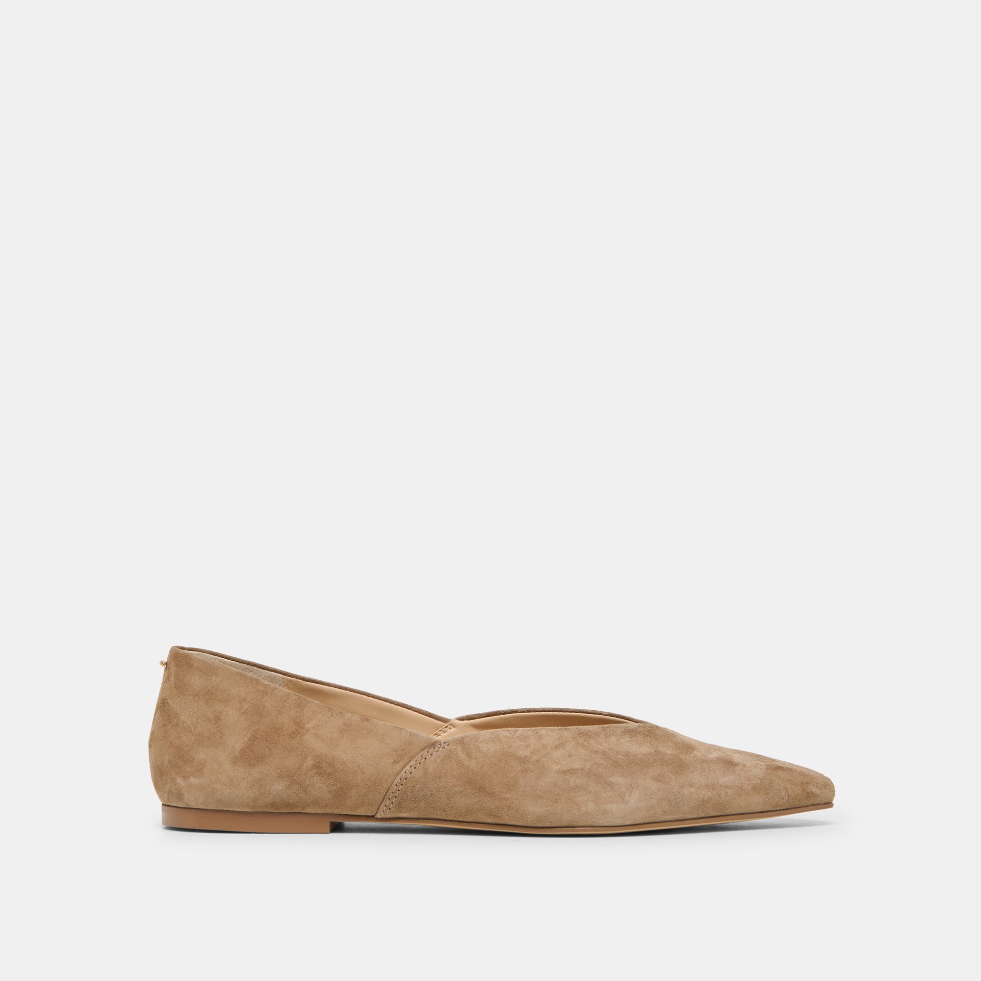Gema Taupe Suede Flats | Dolce Vita