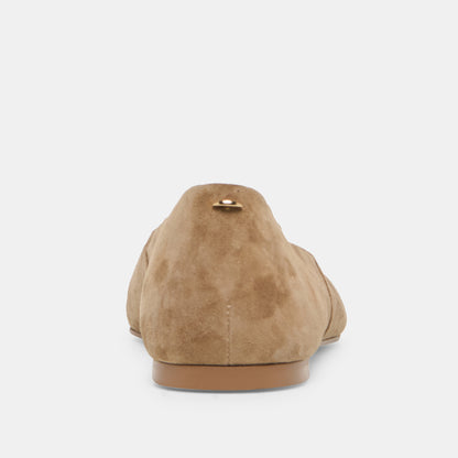 GEMA FLATS TAUPE SUEDE