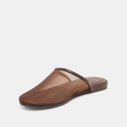 GENI FLATS CHOCOLATE MESH