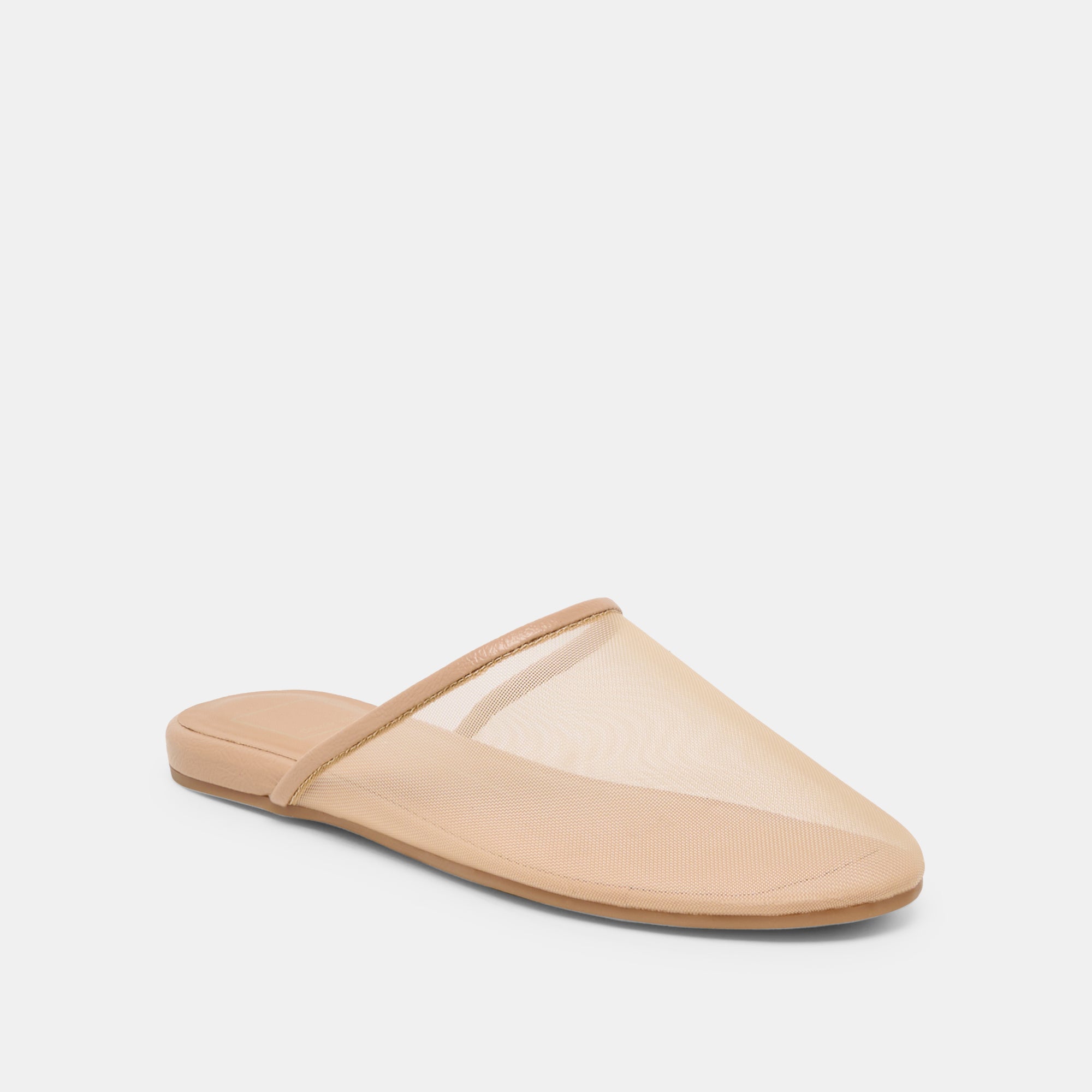 GENI FLATS LT TAN MESH