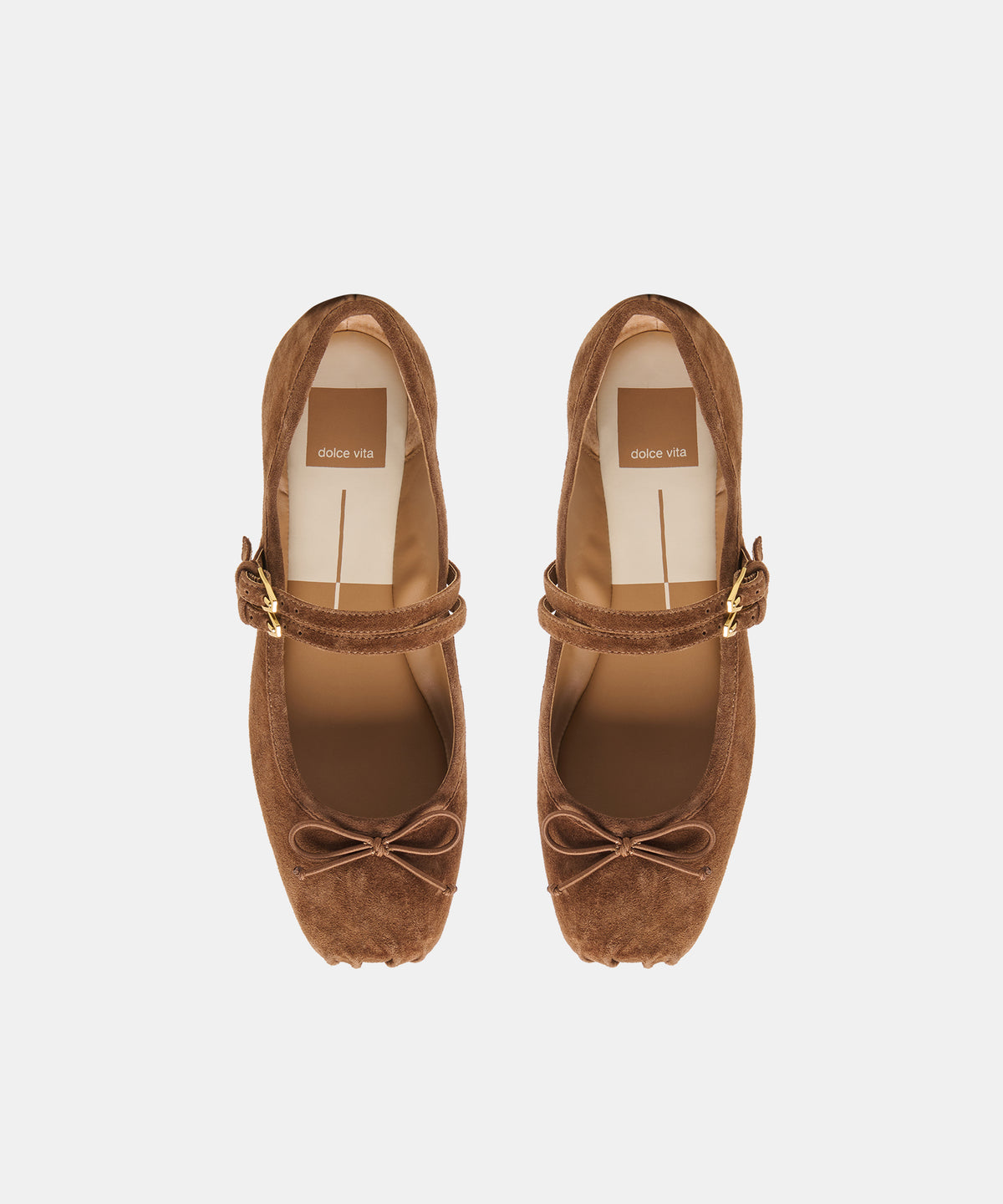 GIBSEN BALLET FLATS COCOA SUEDE - view 3