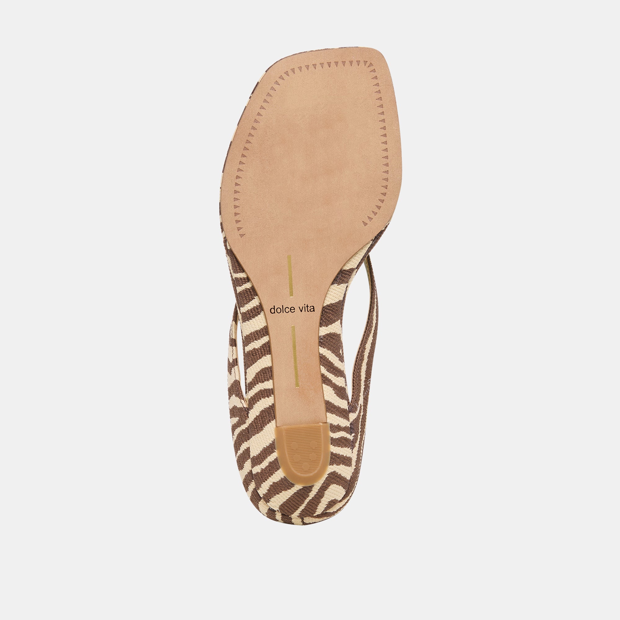 GIZEL SANDALS BEIGE ZEBRA RAFFIA