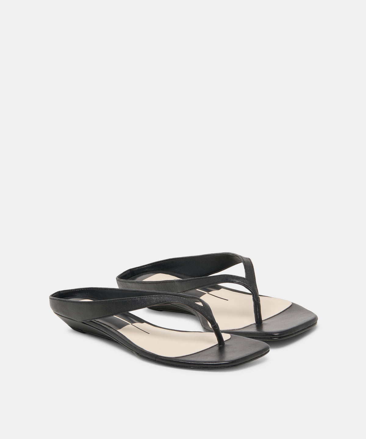 GIZEL SANDALS BLACK LEATHER - view 2