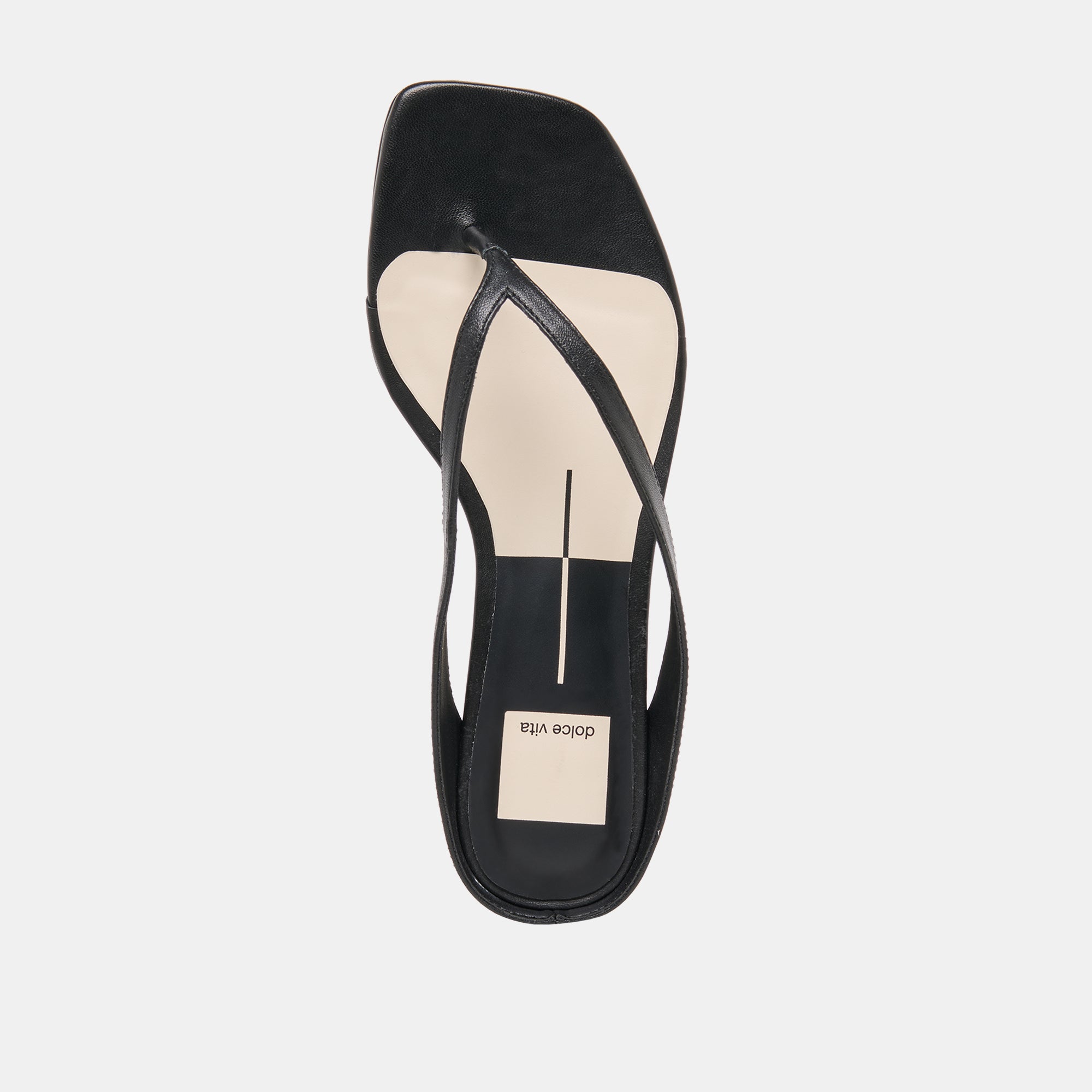GIZEL SANDALS BLACK LEATHER