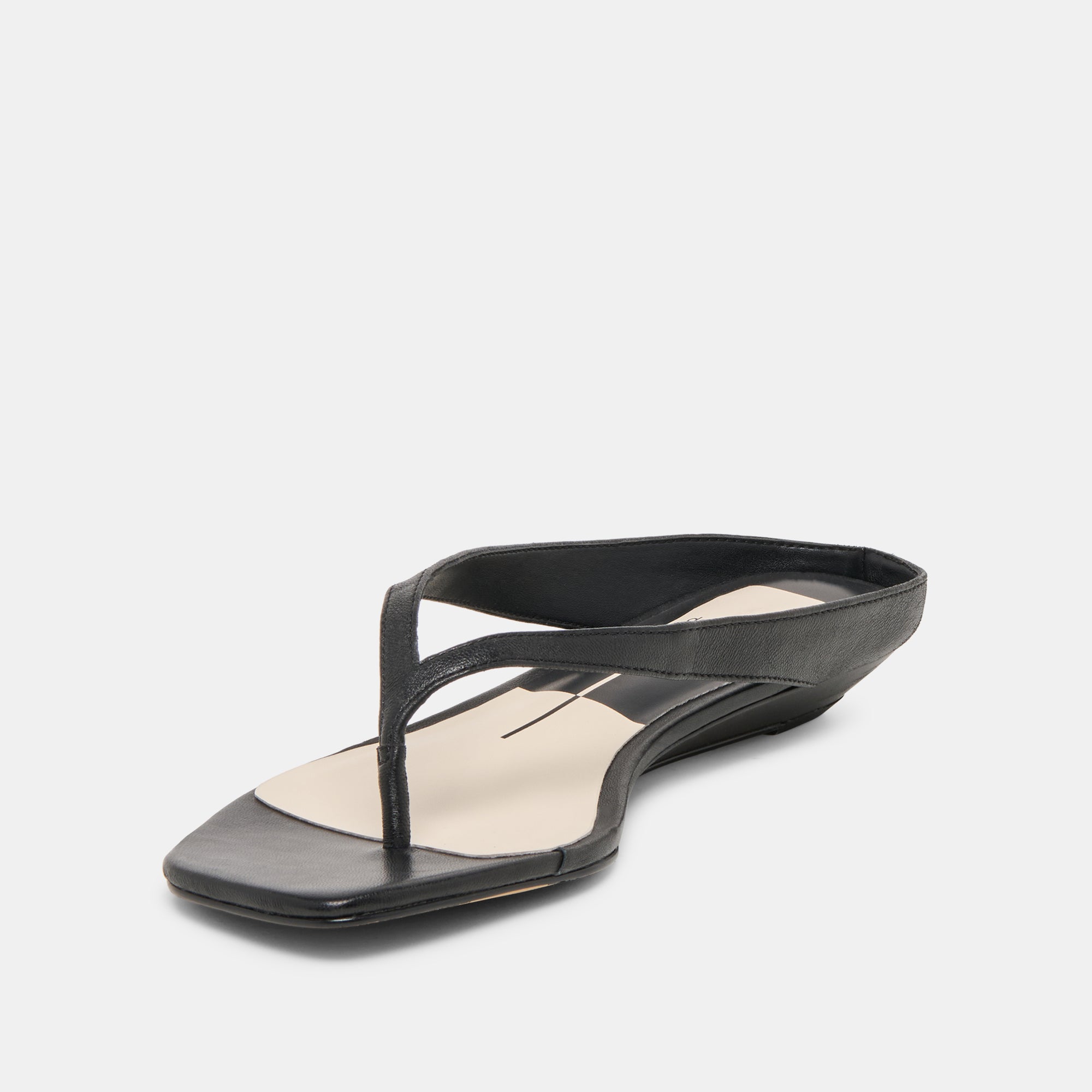 GIZEL SANDALS BLACK LEATHER