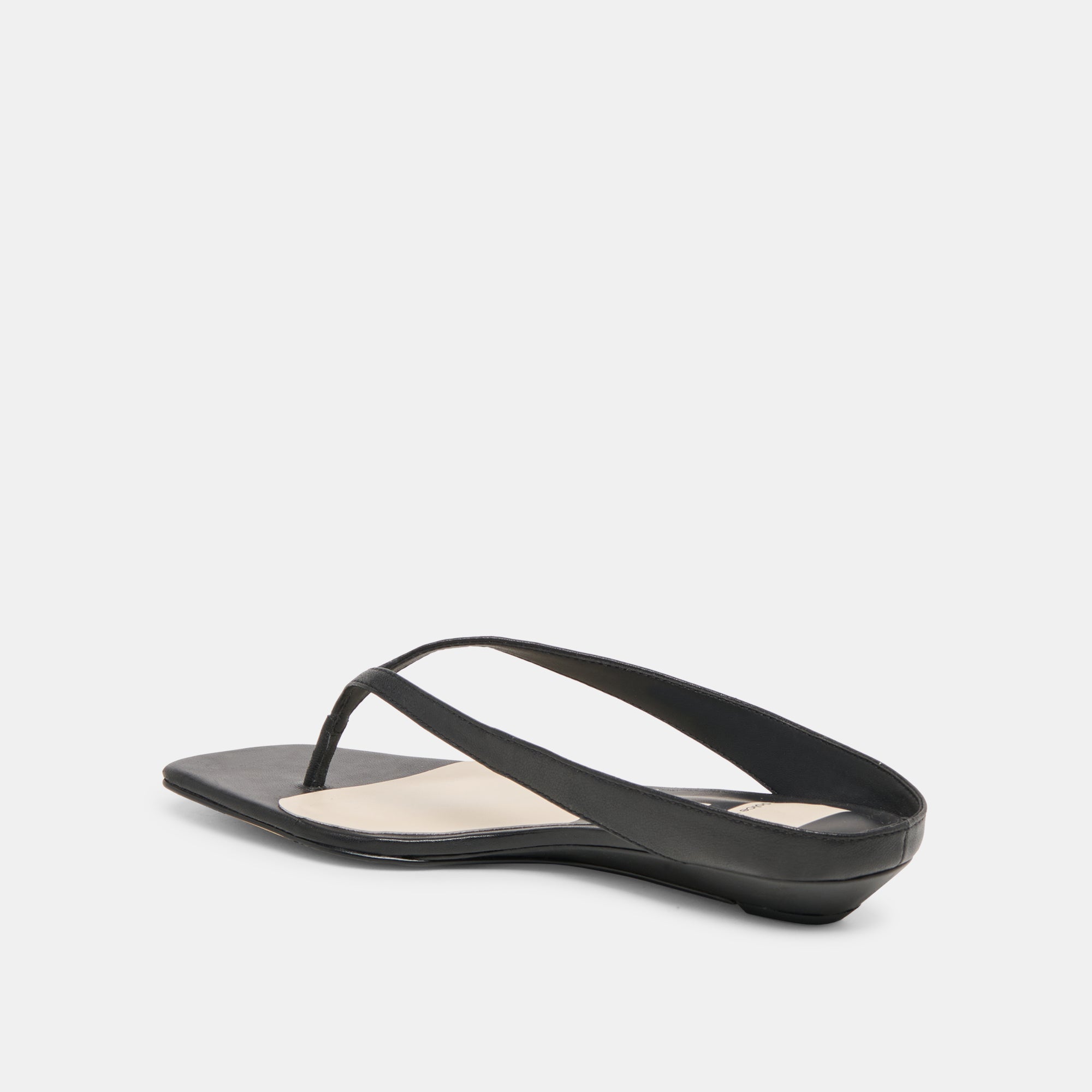 GIZEL SANDALS BLACK LEATHER