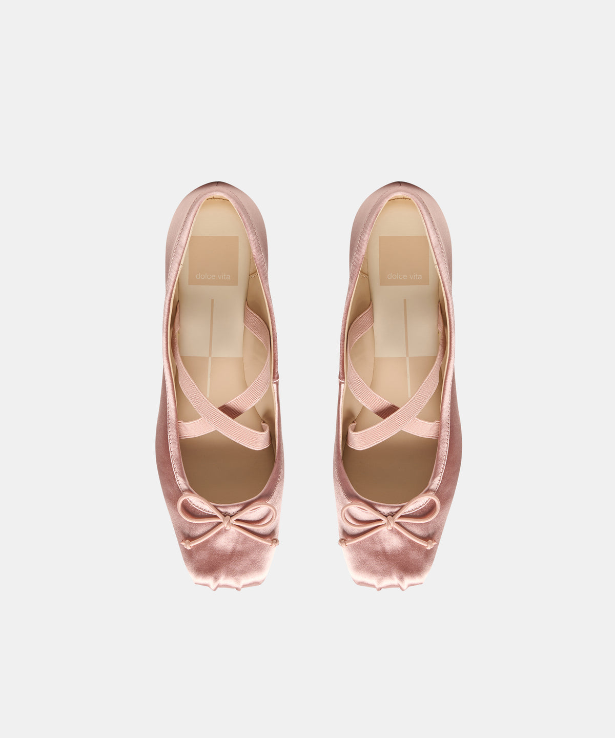 GWINN BALLET FLATS BLUSH SATIN - view 3