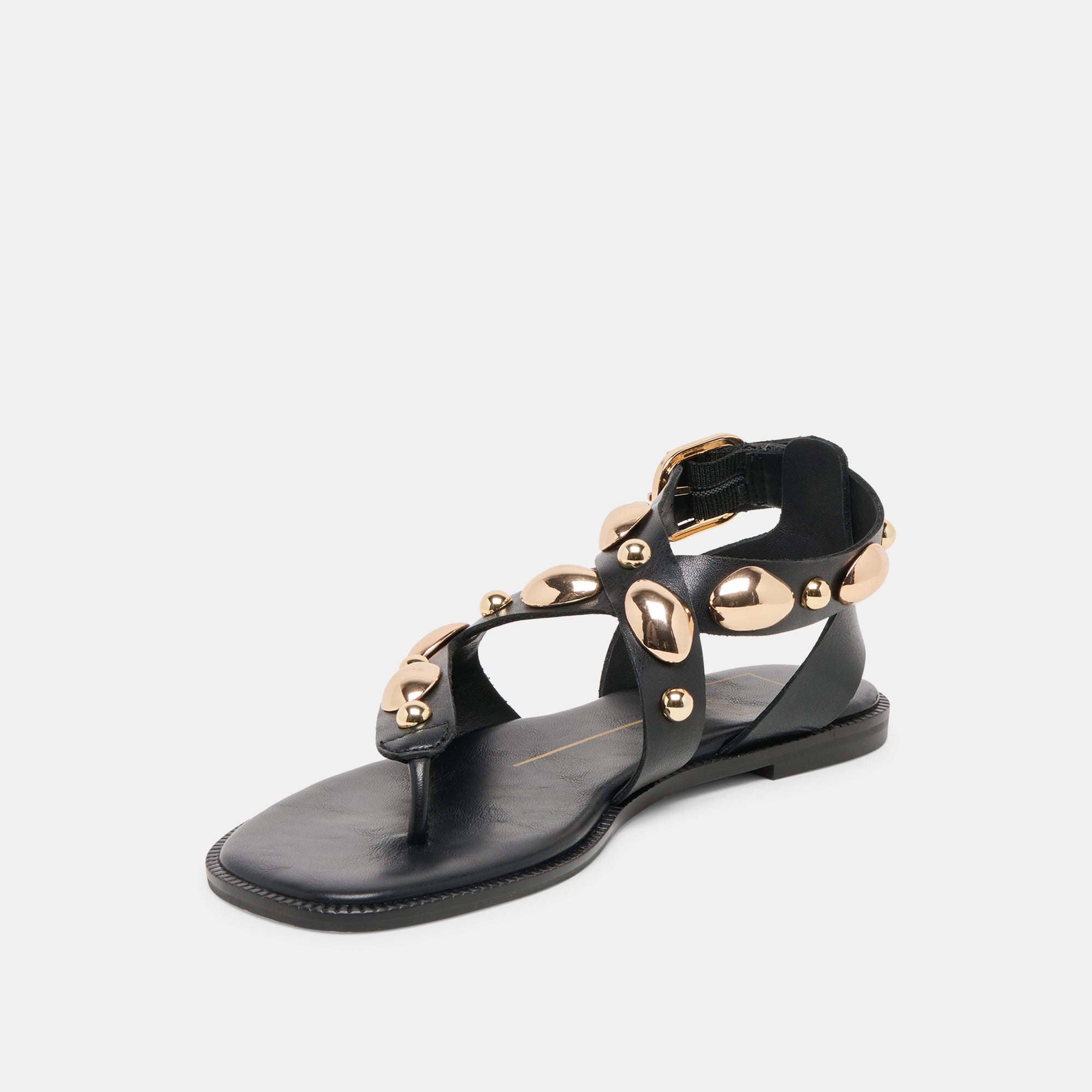 JAYDE SANDALS BLACK LEATHER