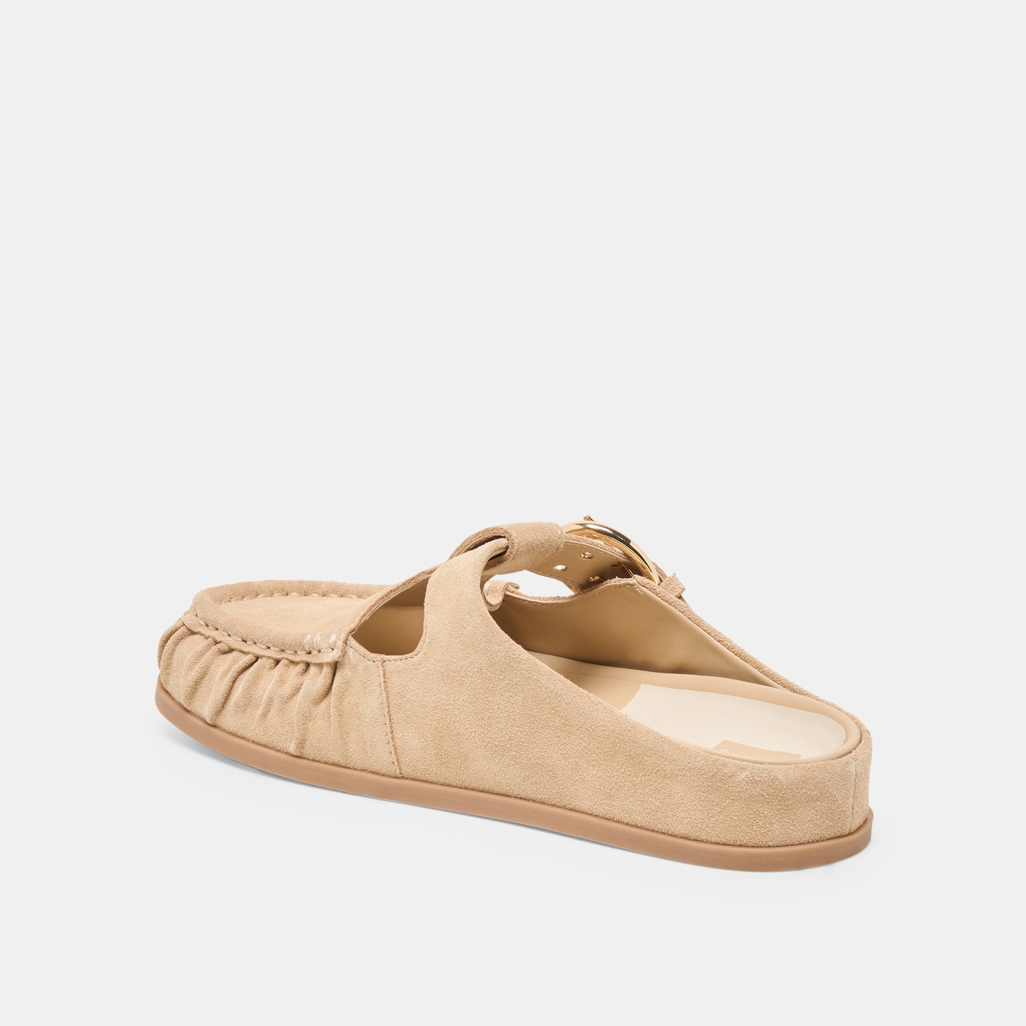 JEANNE FLATS CAMEL SUEDE - view 5