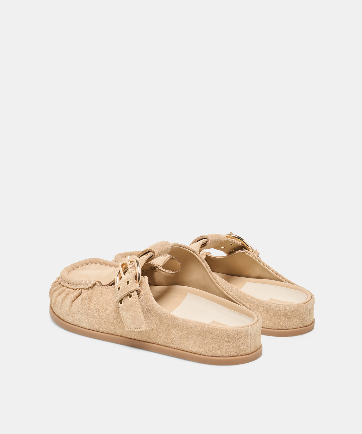 JEANNE FLATS CAMEL SUEDE - view 5
