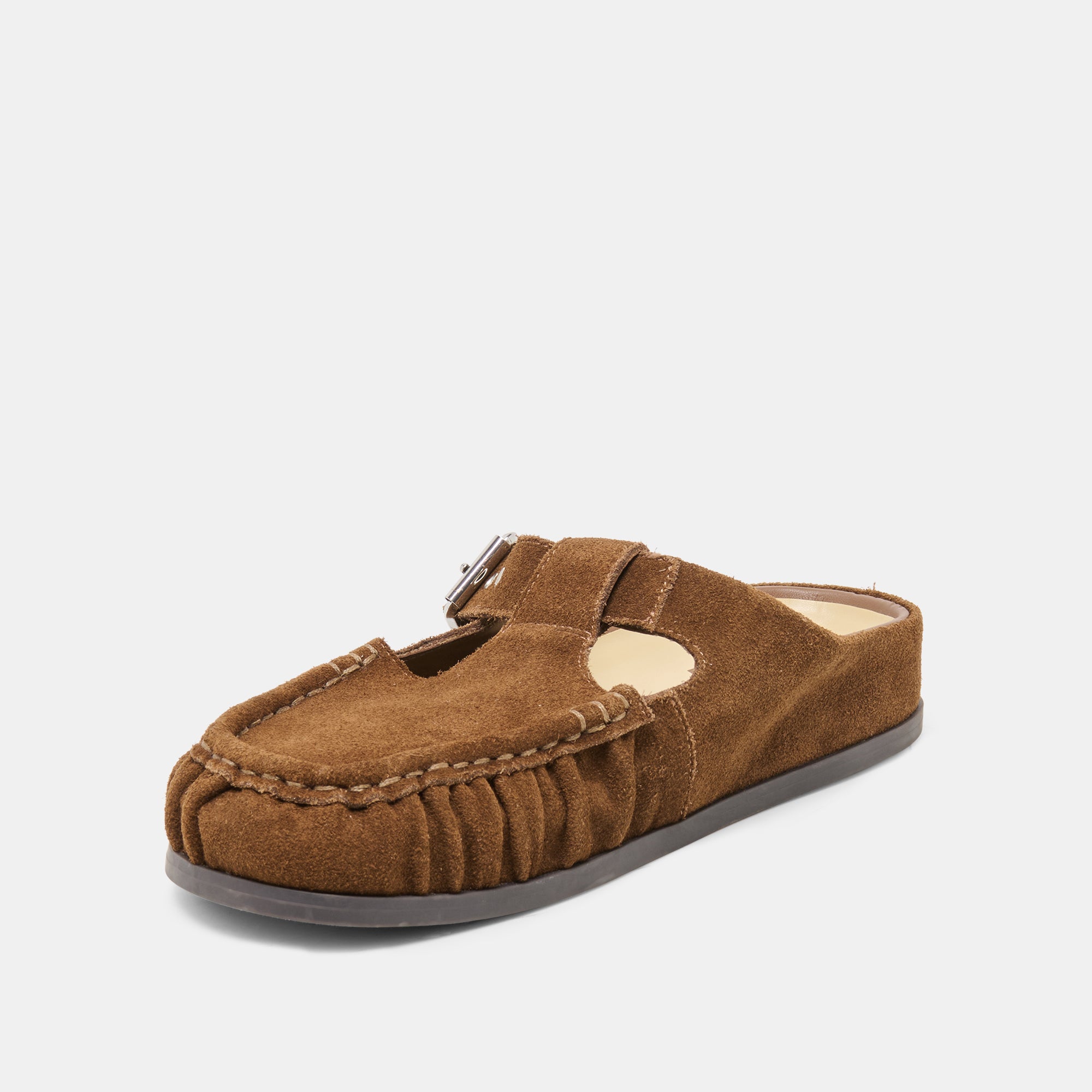 JEANNE FLATS CHESTNUT SUEDE - view 4