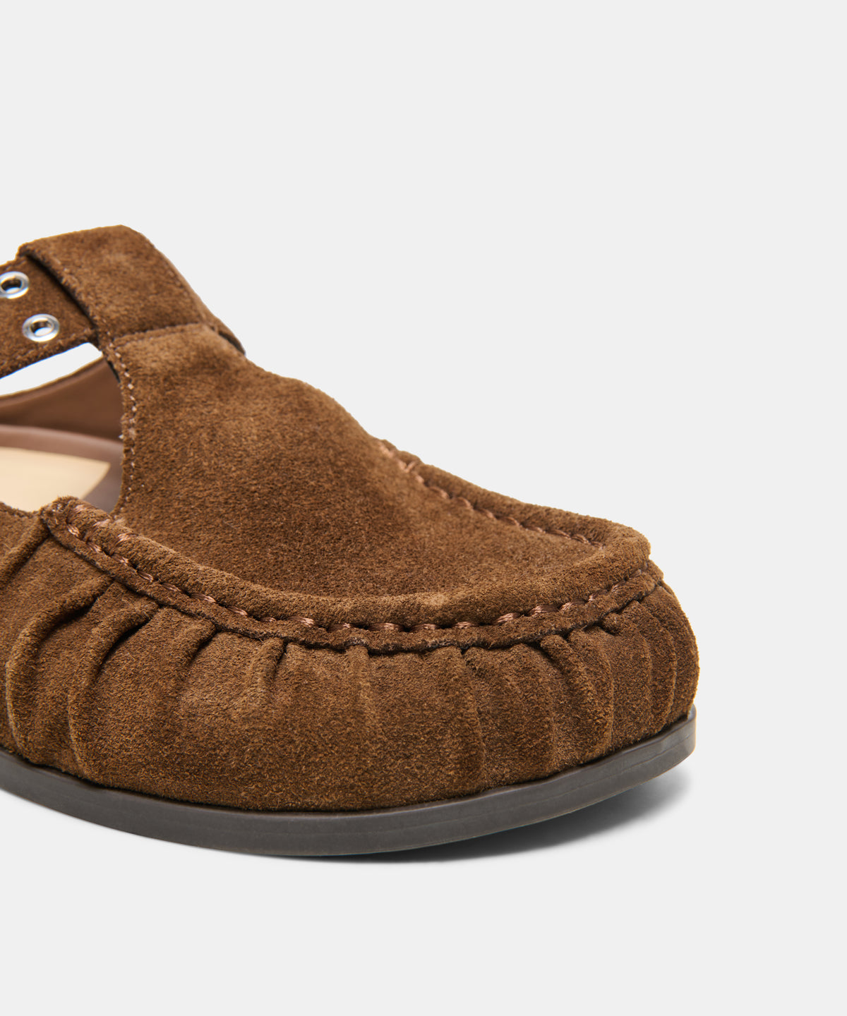 JEANNE FLATS CHESTNUT SUEDE - view 5