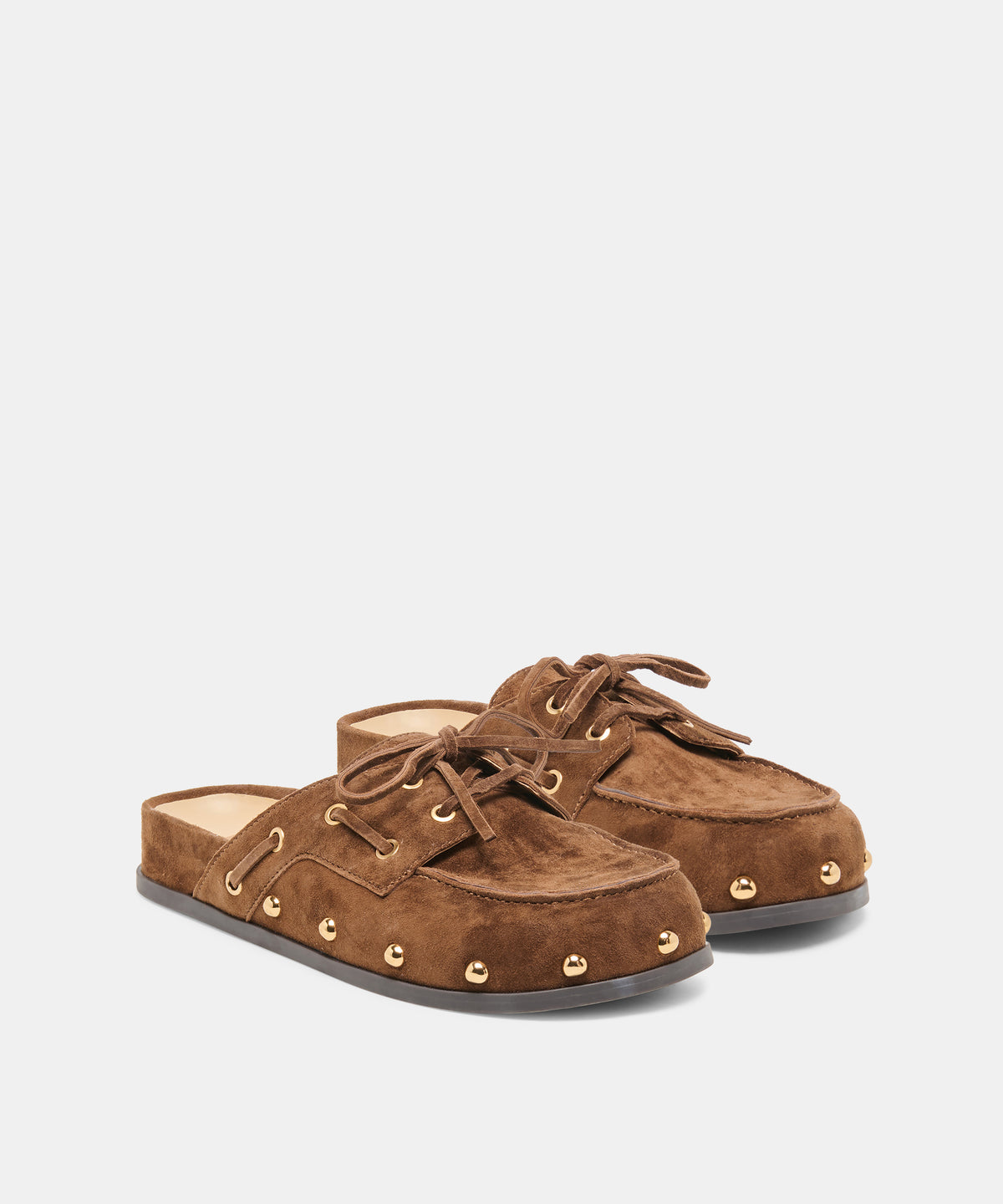 JESSI FLATS COCOA SUEDE - view 2