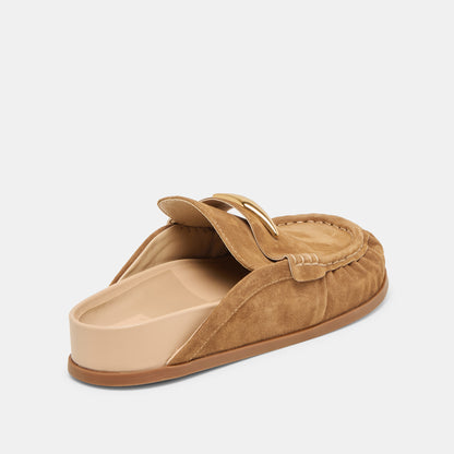 JODERO FLATS LT BROWN SUEDE