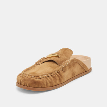 JODERO FLATS LT BROWN SUEDE