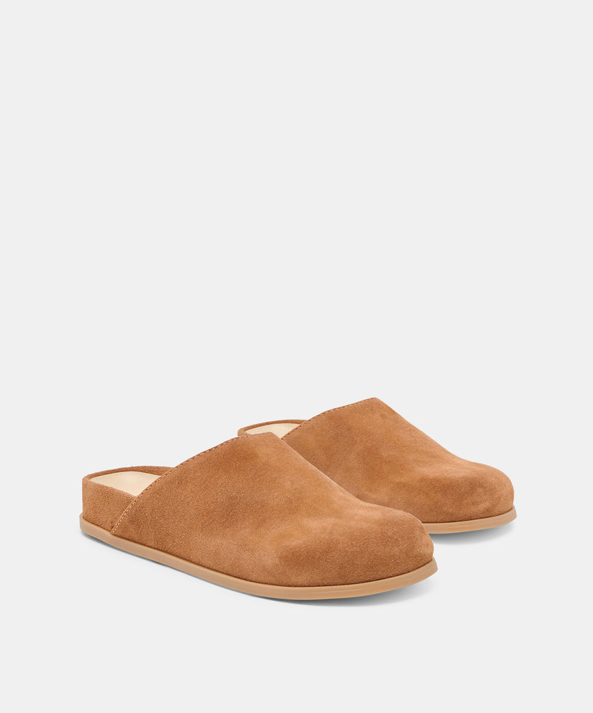 JONEY FLATS BROWN SUEDE