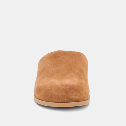 JONEY FLATS BROWN SUEDE