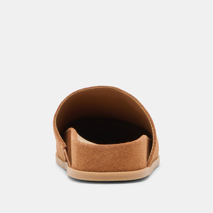 JONEY FLATS BROWN SUEDE