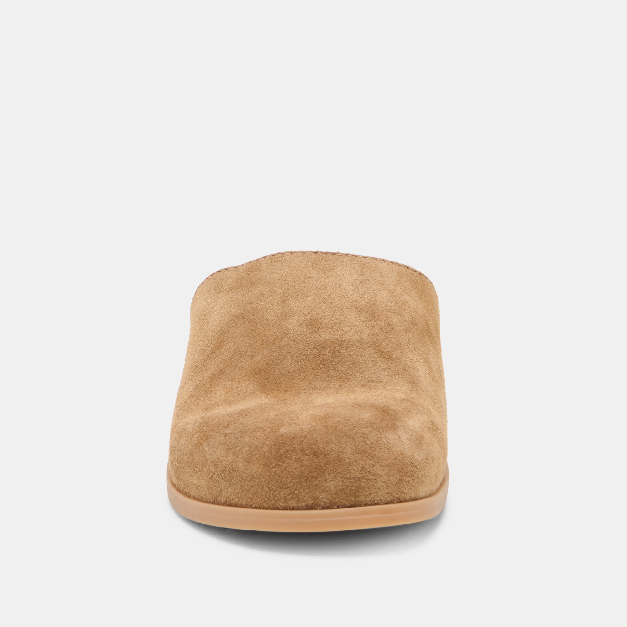 JONEY FLATS LT BROWN SUEDE