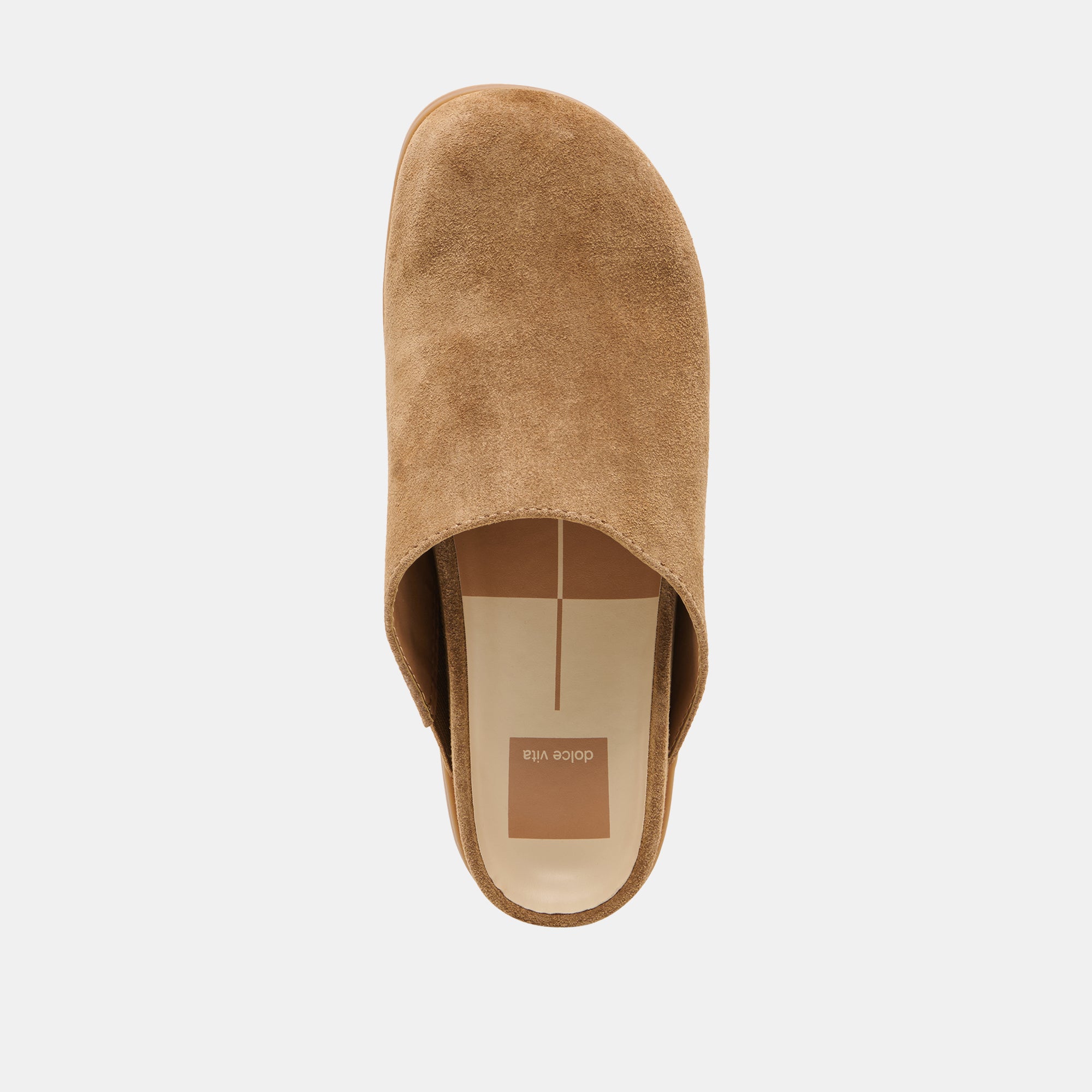JONEY FLATS LT BROWN SUEDE