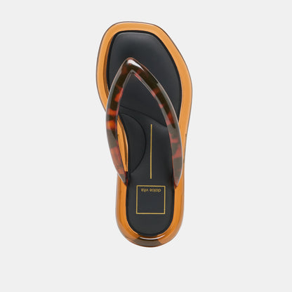 JOZEY SANDALS TORTOISE JELLY