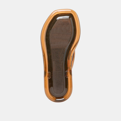 JOZEY SANDALS TORTOISE JELLY