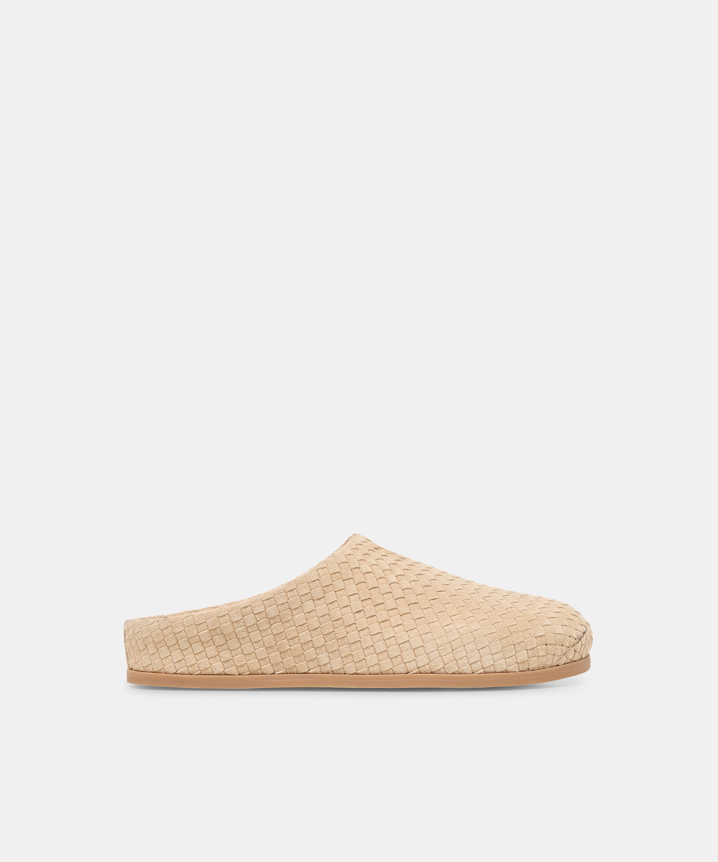 JUDITH WOVEN Camel Woven Suede Slip-On Flats | Dolce Vita