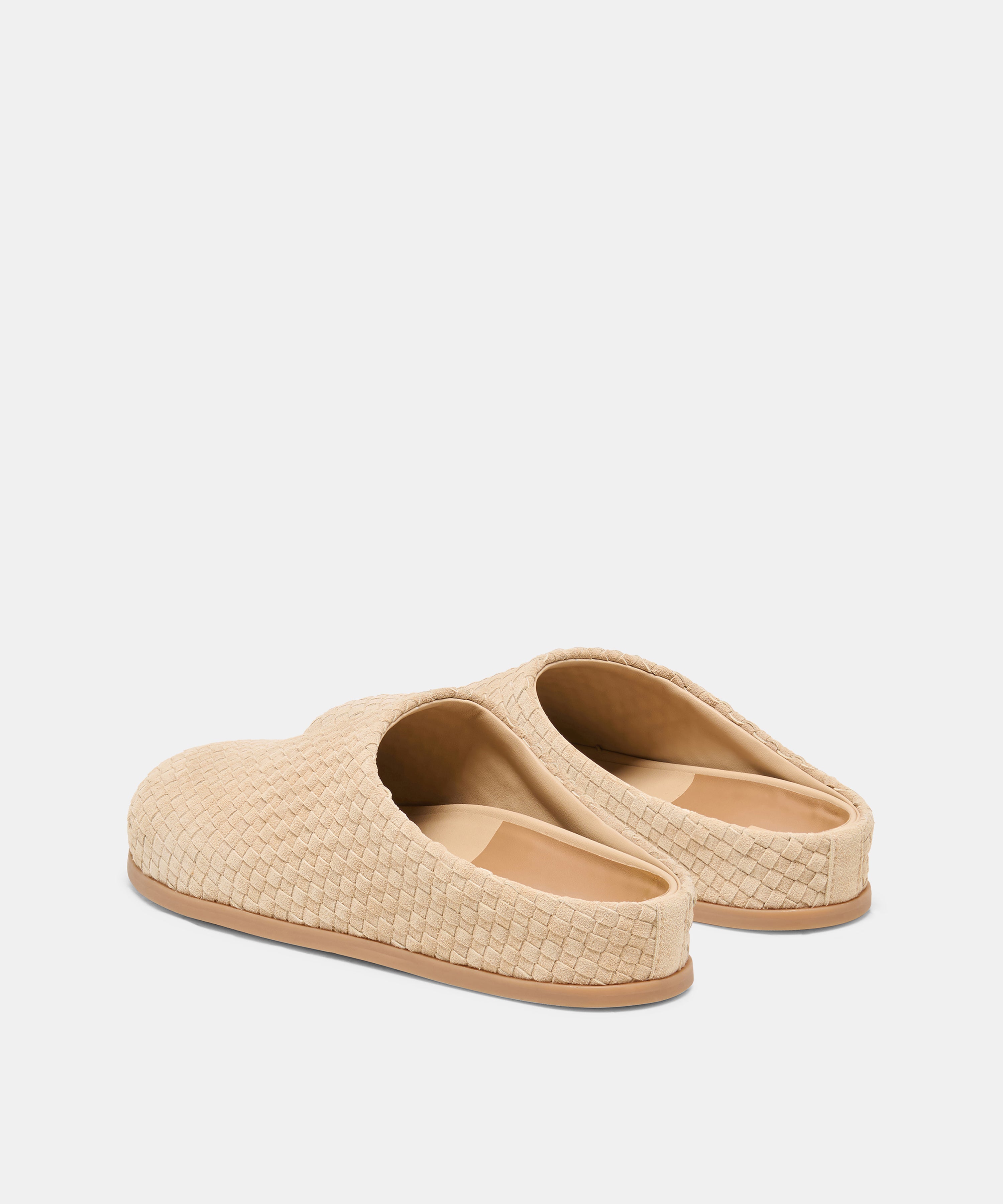 JUDITH WOVEN FLATS CAMEL WOVEN SUEDE - view 4