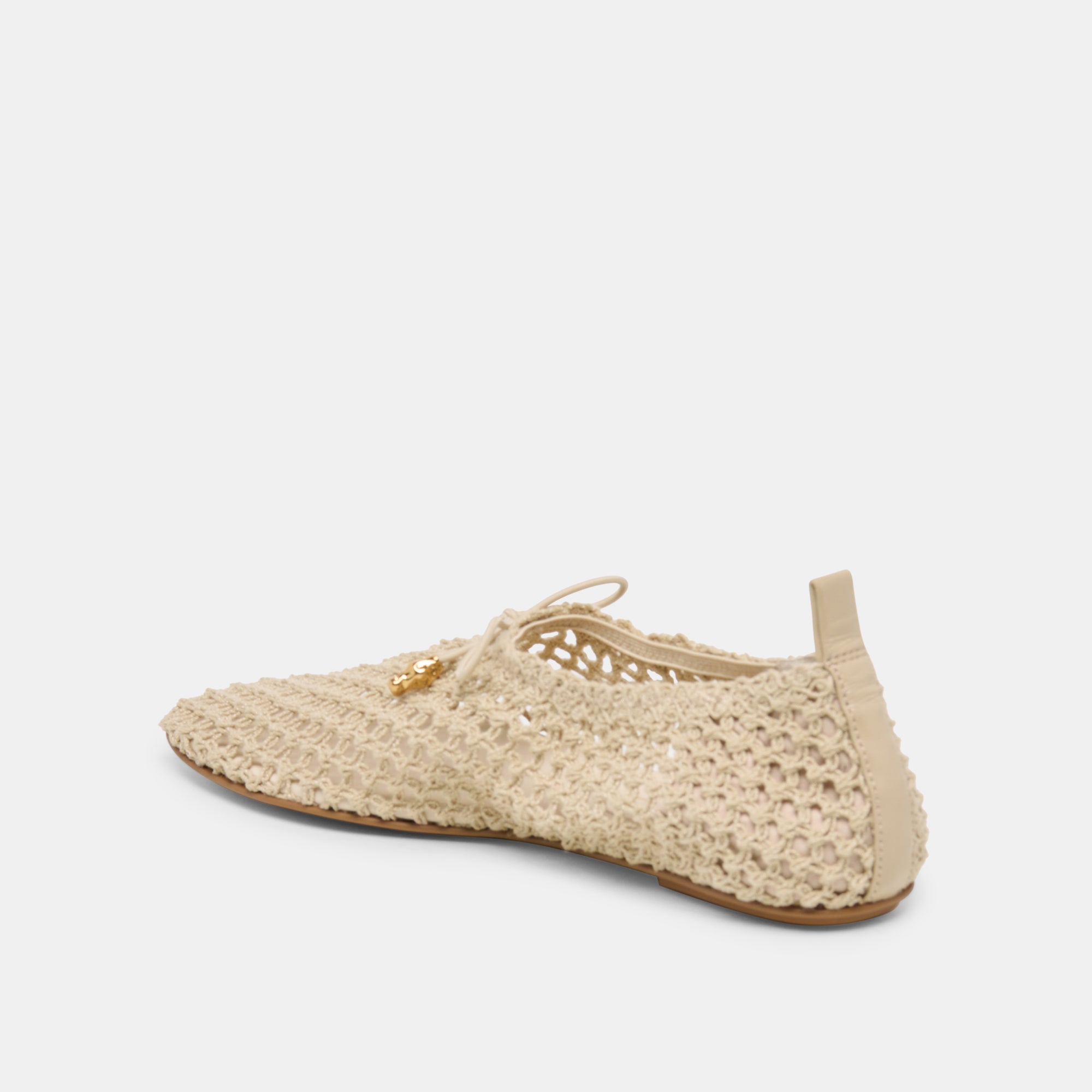KAYLYN FLATS OATMEAL CROCHET