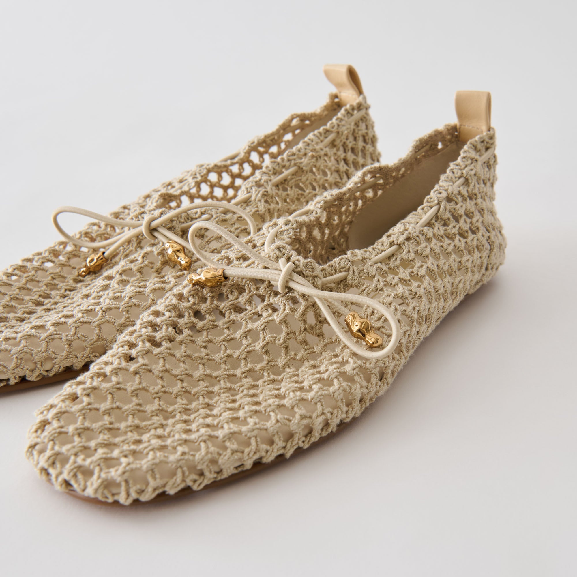 KAYLYN FLATS OATMEAL CROCHET - view 4