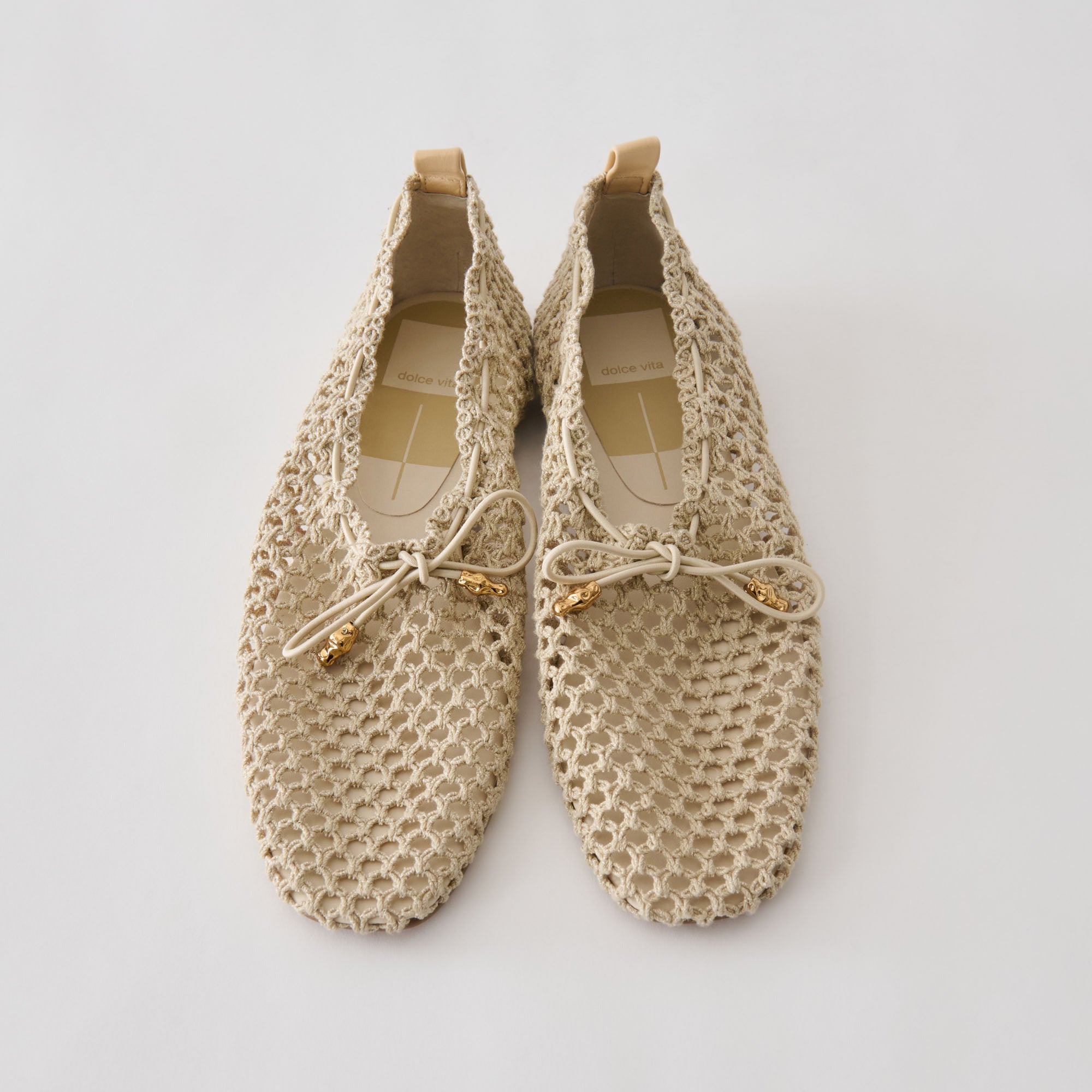 KAYLYN FLATS OATMEAL CROCHET - view 2