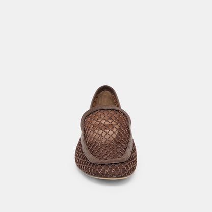 KIALA MESH LOAFERS CHOCOLATE MESH