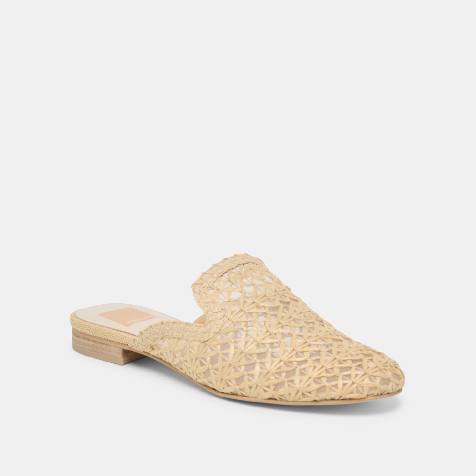 KIRT FLATS LT NATURAL CROSS HATCH RAFFIA