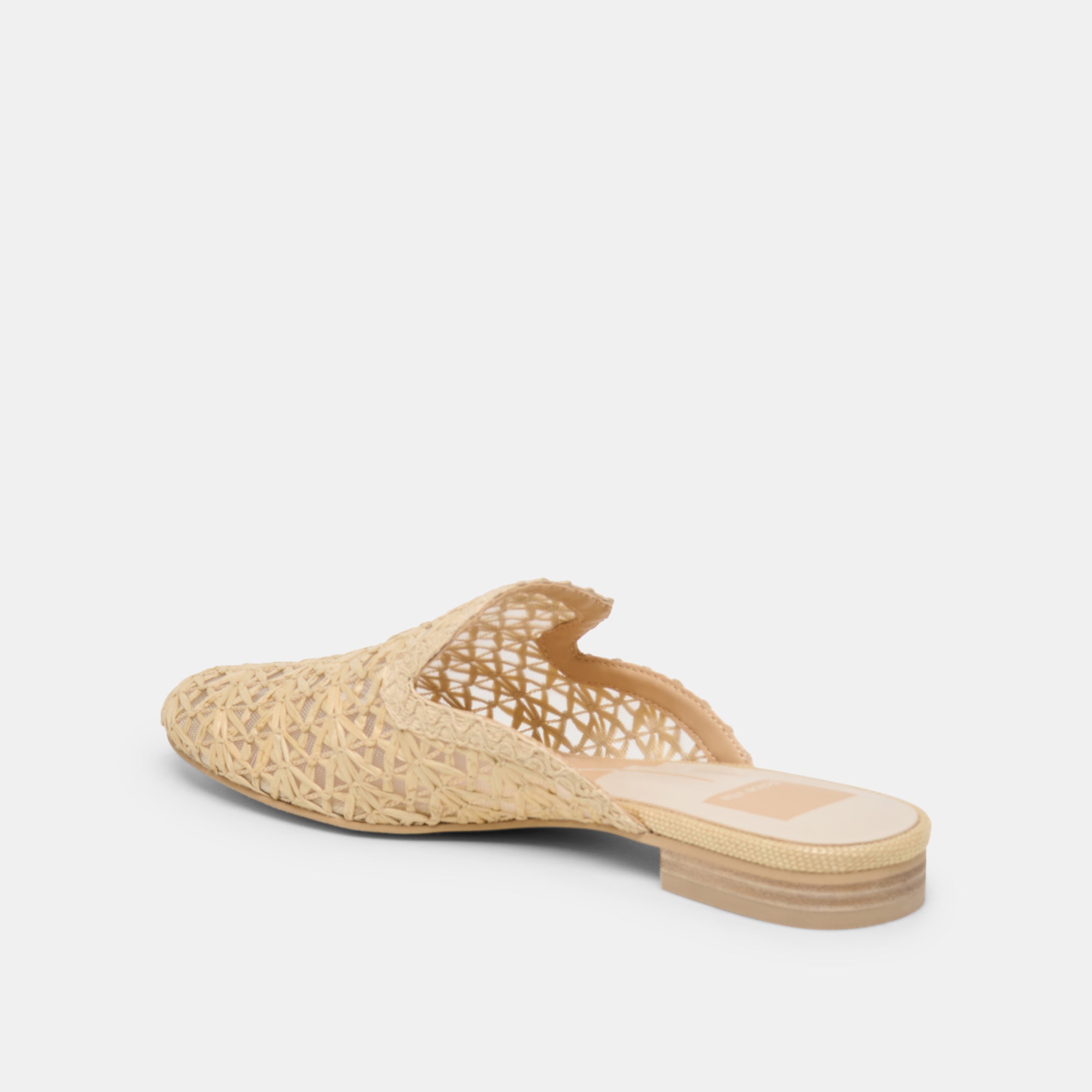 KIRT FLATS LT NATURAL CROSS HATCH RAFFIA