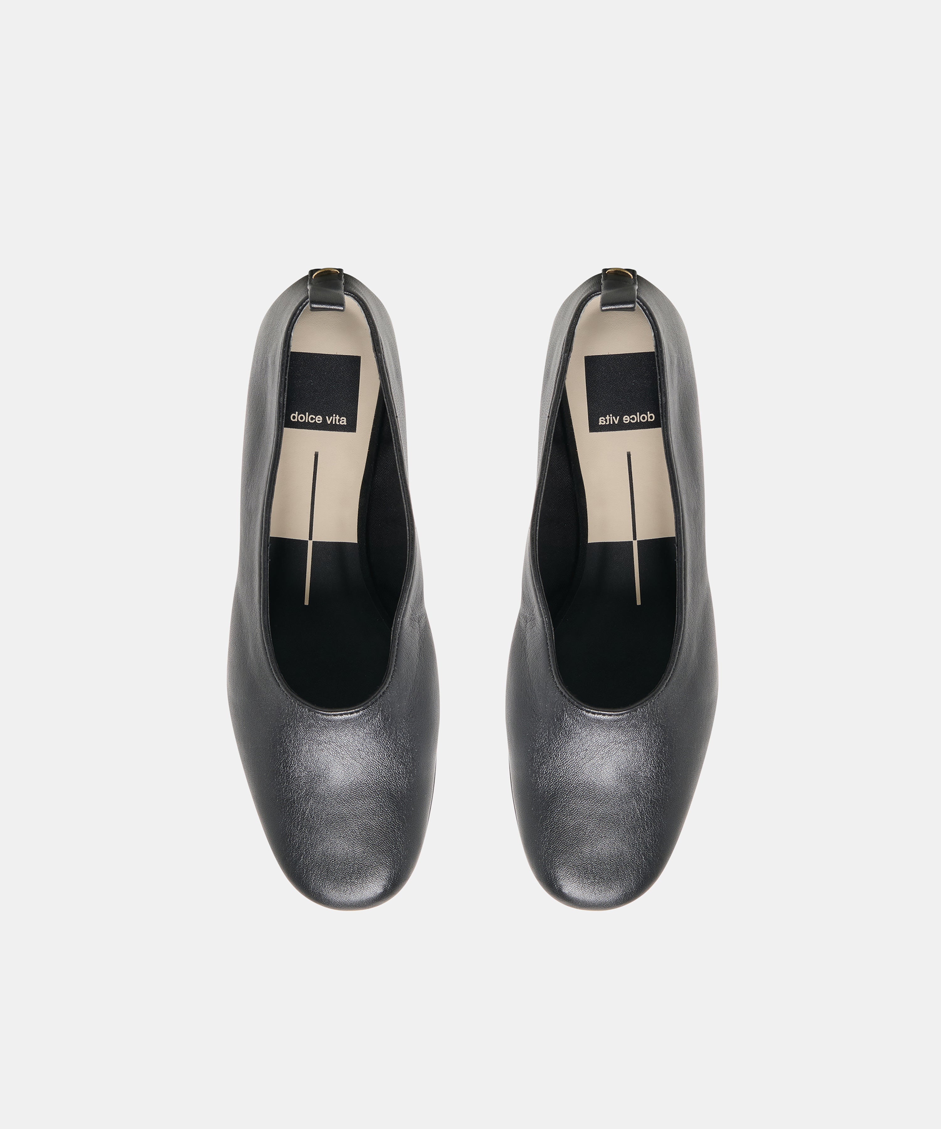 KORY BALLET FLATS BLACK LEATHER - view 3
