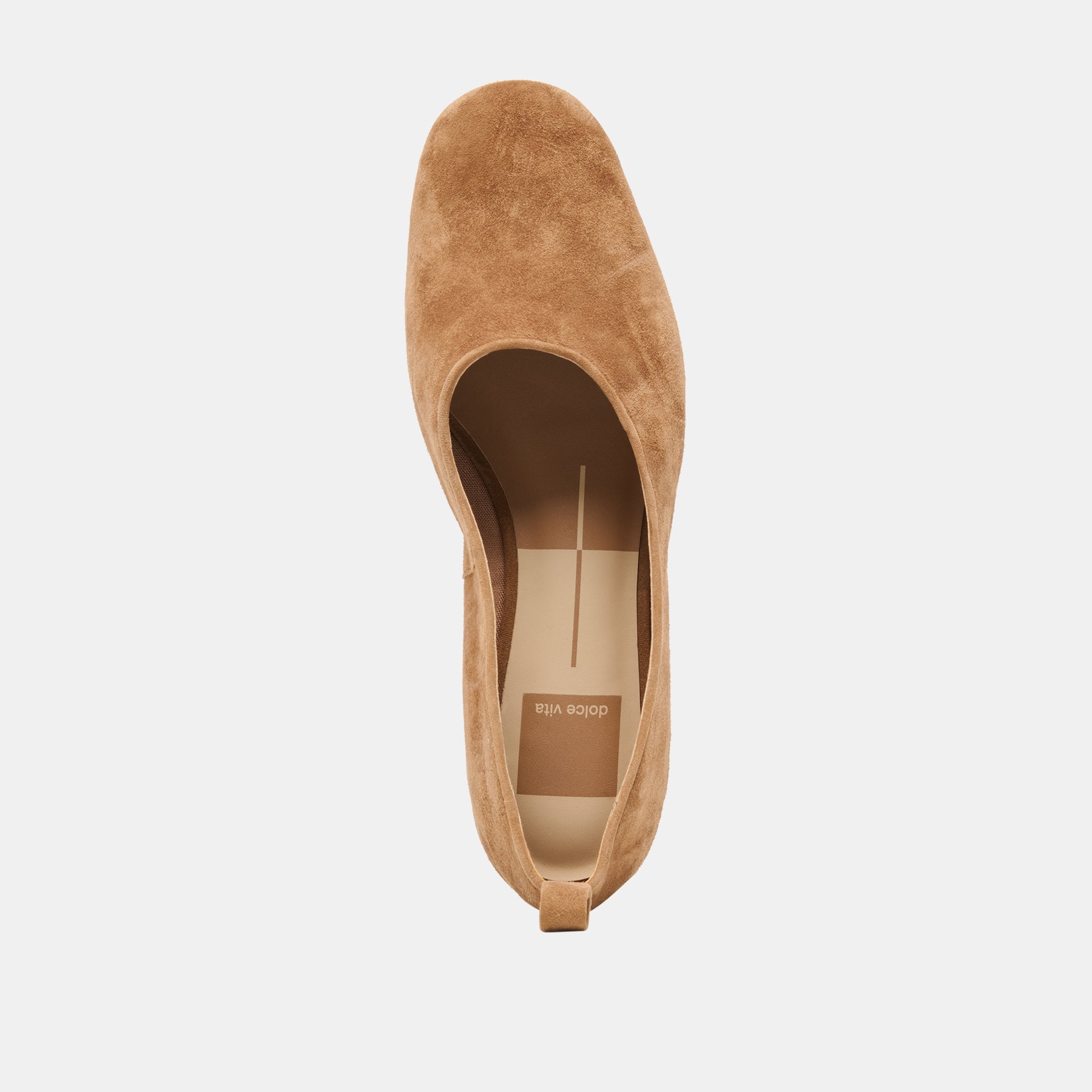 KORY BALLET FLATS LT BROWN SUEDE - view 8