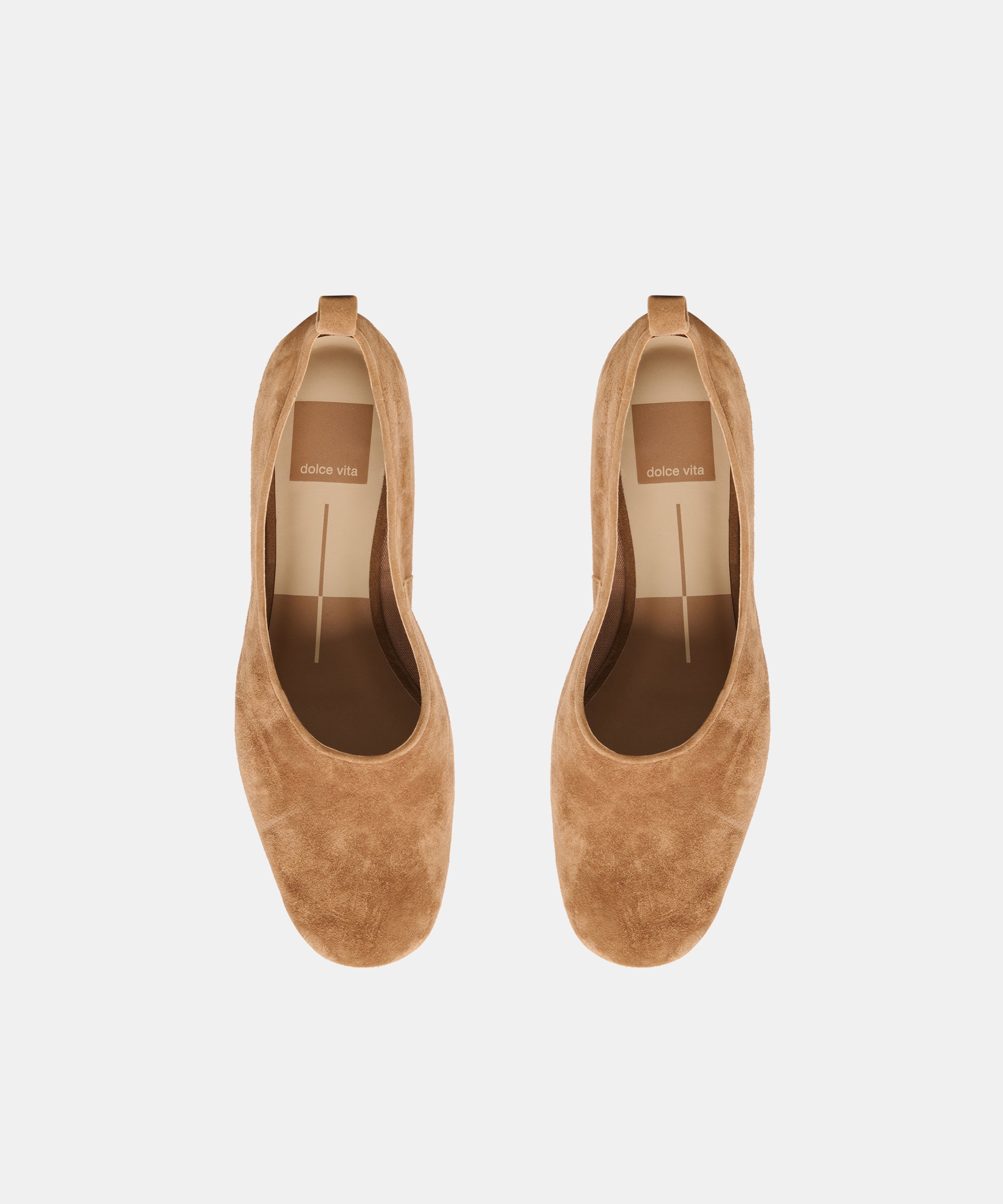 KORY BALLET FLATS LT BROWN SUEDE - view 4
