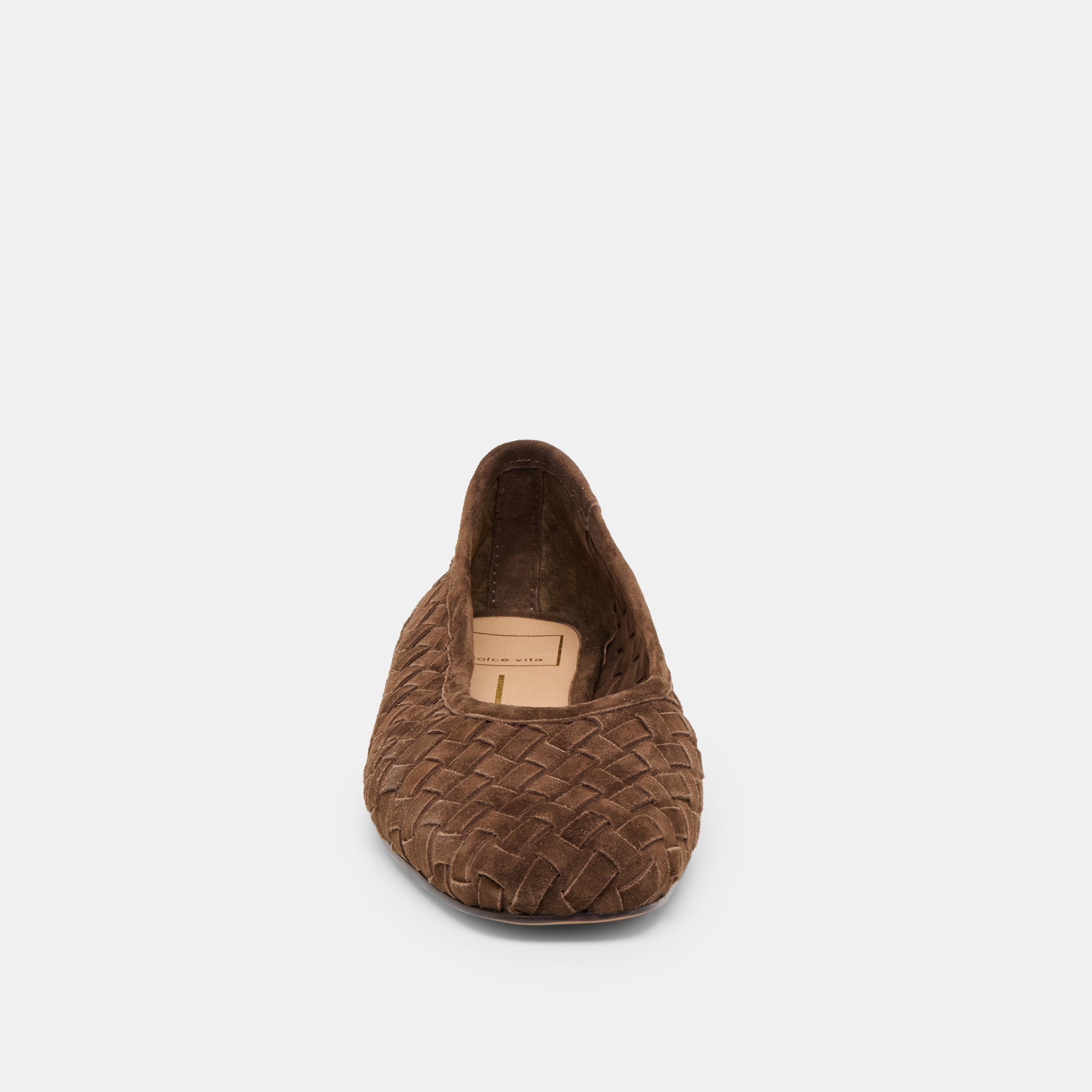 KOY BALLET FLATS DK BROWN SUEDE