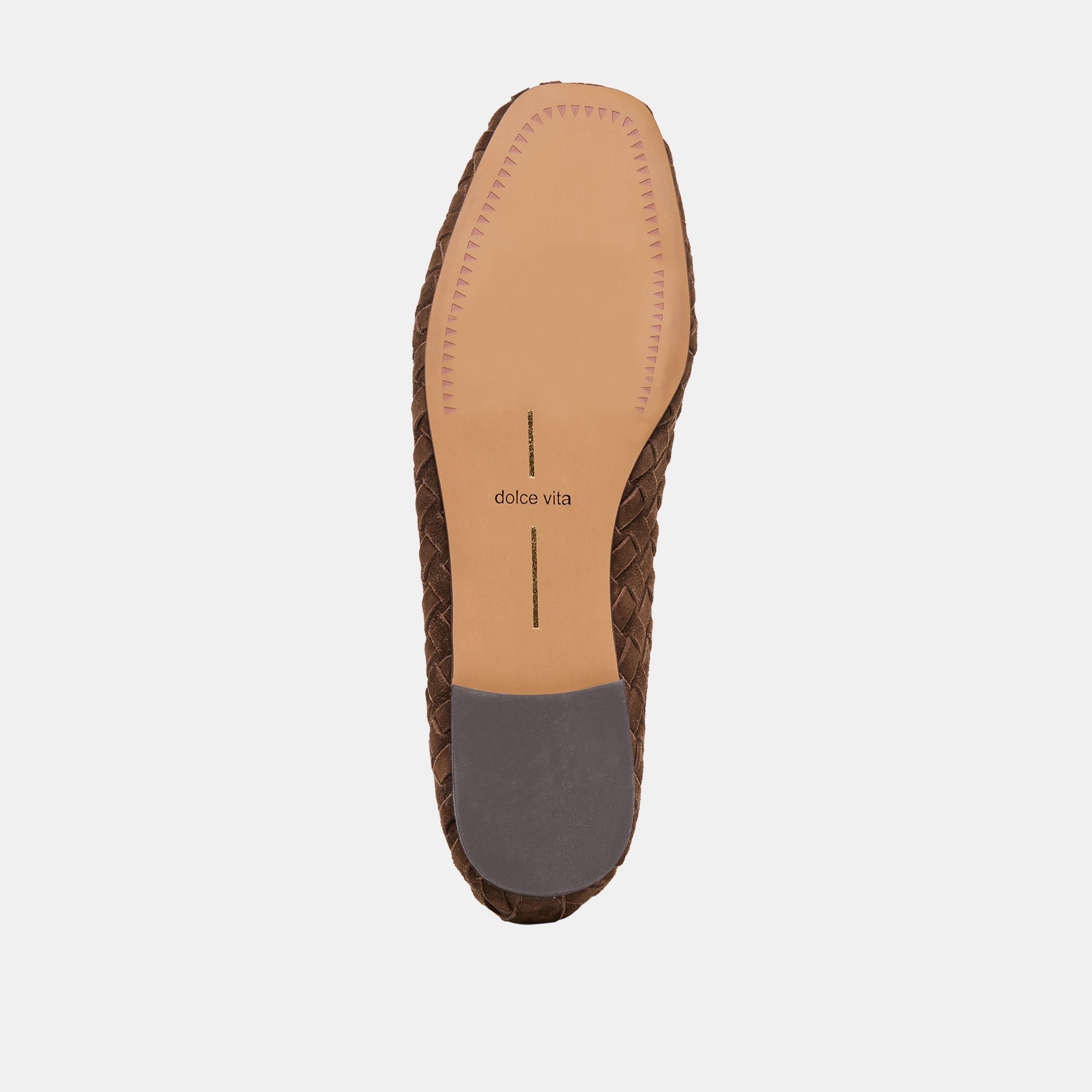KOY BALLET FLATS DK BROWN SUEDE
