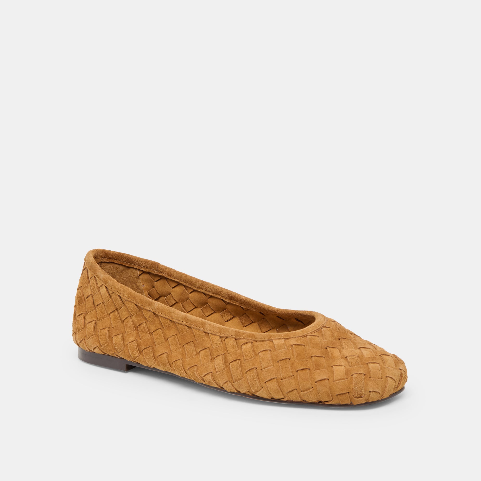 KOY BALLET FLATS TAN SUEDE