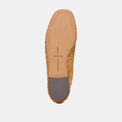 KOY BALLET FLATS TAN SUEDE