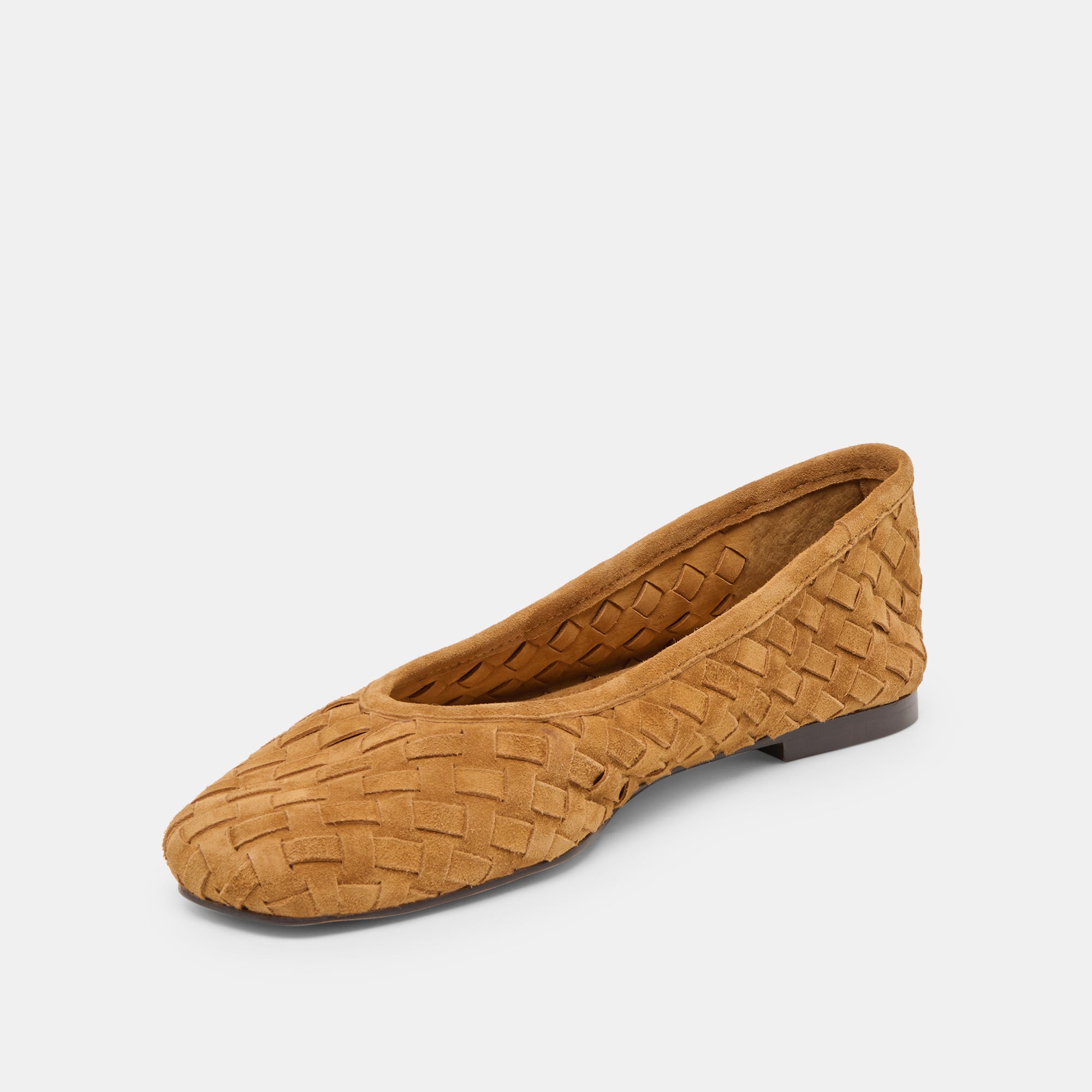 KOY BALLET FLATS TAN SUEDE